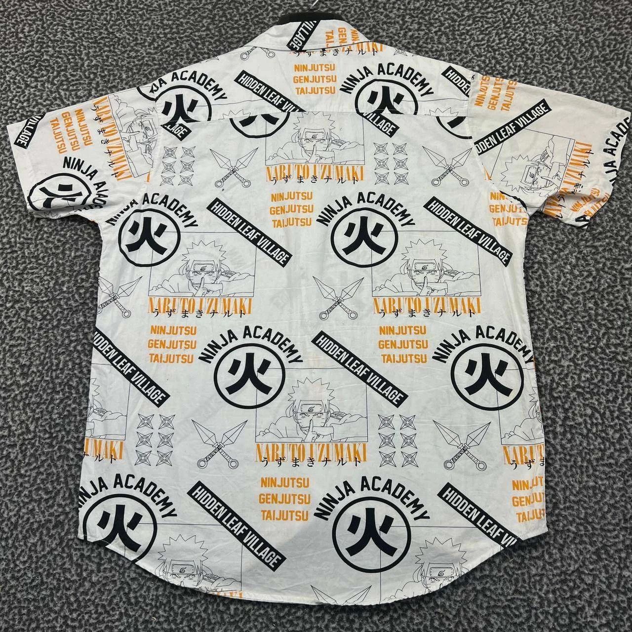 Other Naruto Shippuden Button Up Shirt Men XL Ninja Academy Cotton Size US XL / EU 56 / 4 - 2 Thumbnail