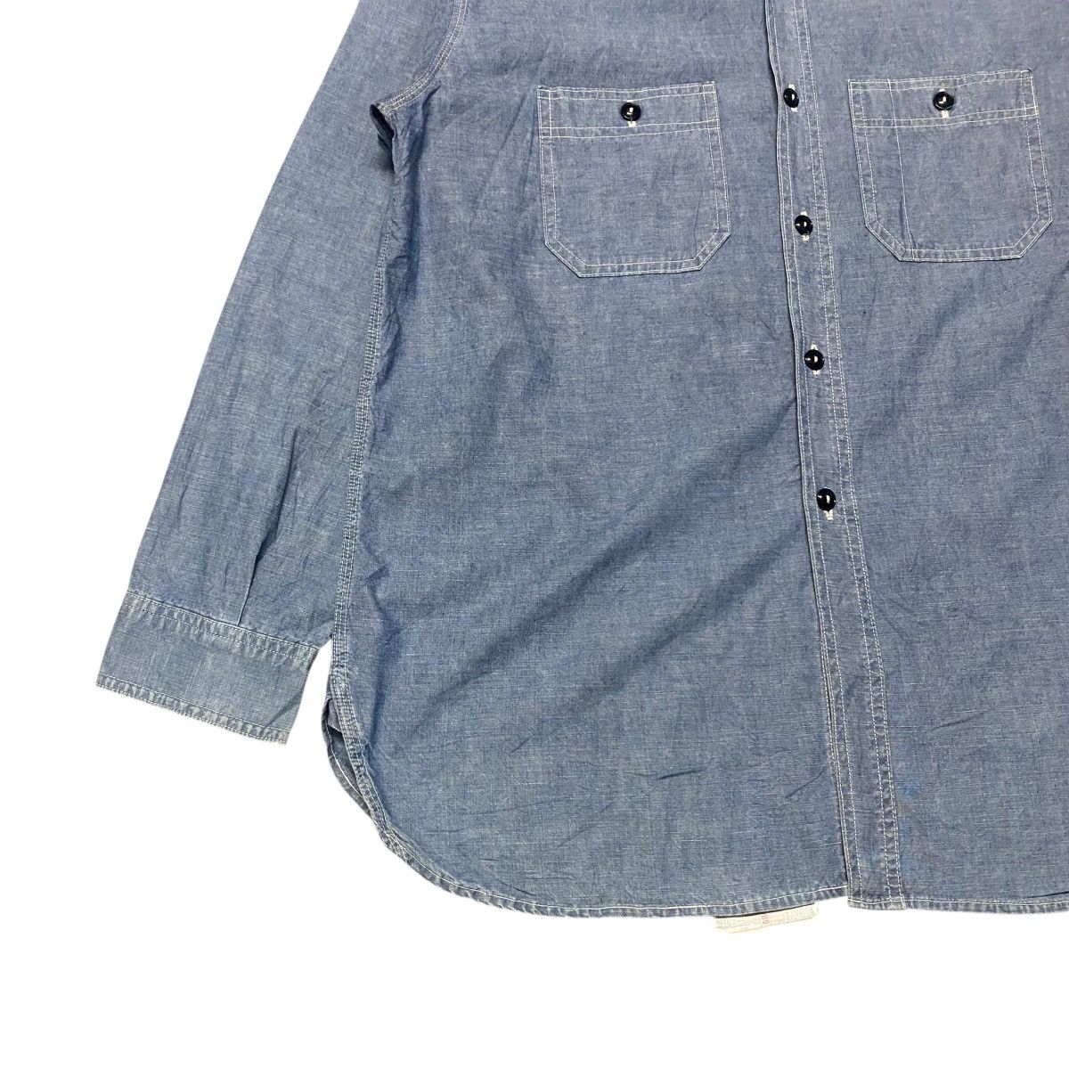 The Real McCoy's Vintage 8Hour Union Joe McCoy Work Shirt Size US L / EU 52-54 / 3 - 4 Thumbnail