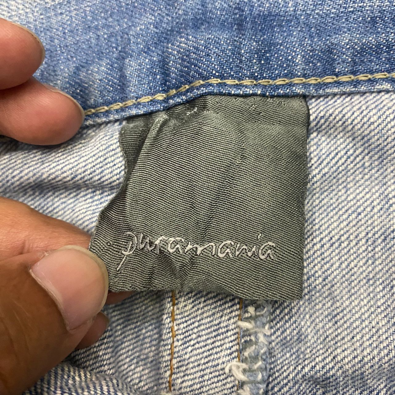 If Six Was Nine 💥Best Offer💥Vintage Pura mania Brazil Distressed Denim Size US 34 / EU 50 - 18 Thumbnail