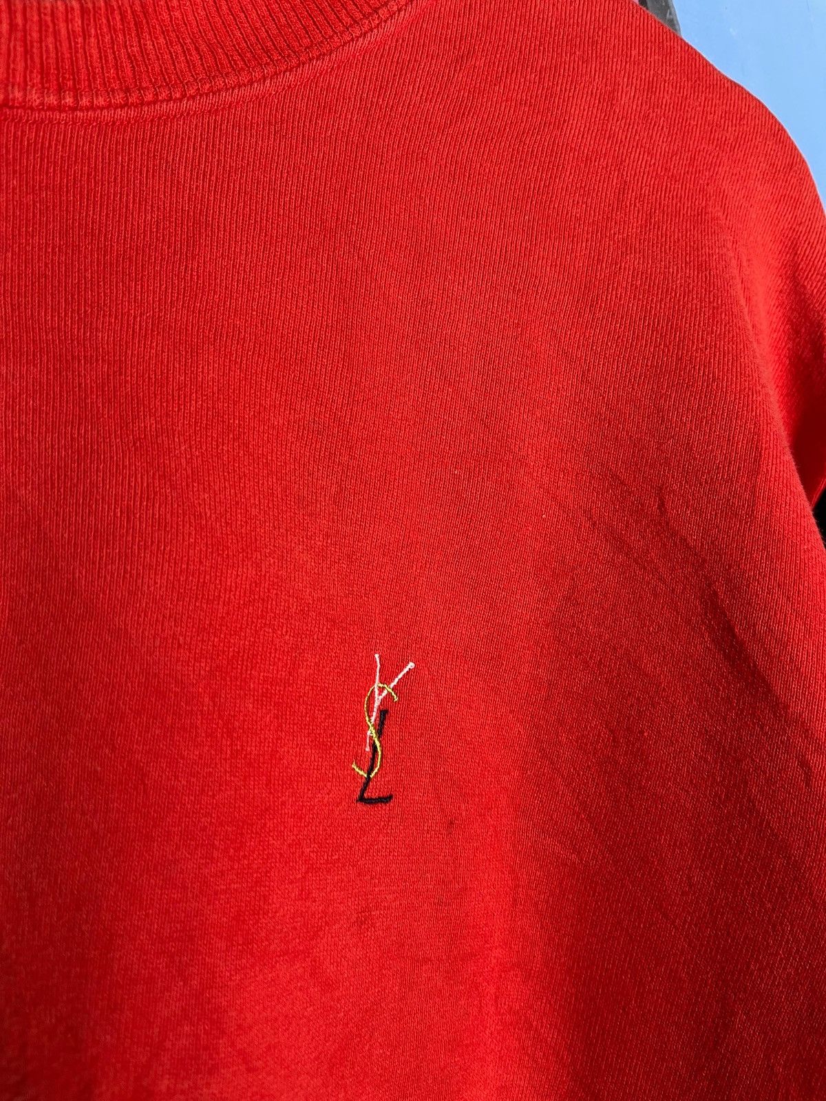 Yves Saint Laurent Vintage crewneck ysl multicolour Size US M / EU 48-50 / 2 - 2 Thumbnail