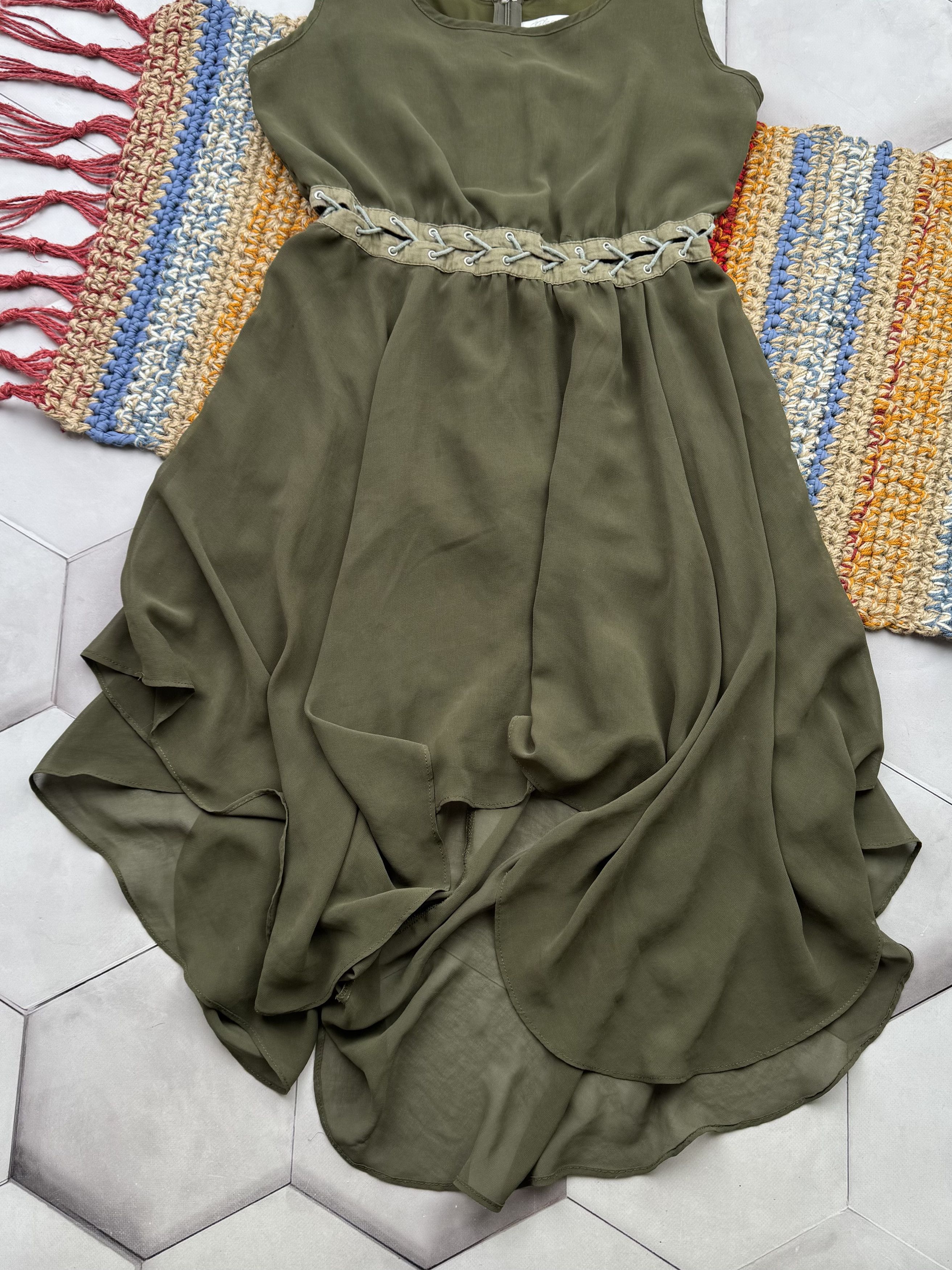 Japanese Brand Vintage Midi Dress Size M / US 6-8 / IT 42-44 - 3 Thumbnail