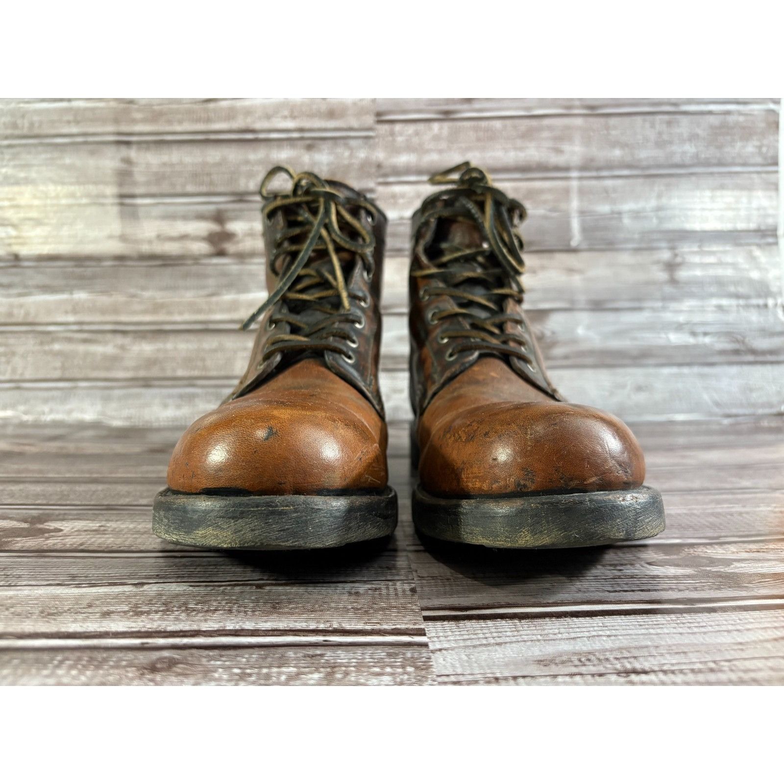 Frye Frye Prison leather Boot Size 9 M color brandy Made In USA Size US 9 / EU 42 - 2 Thumbnail