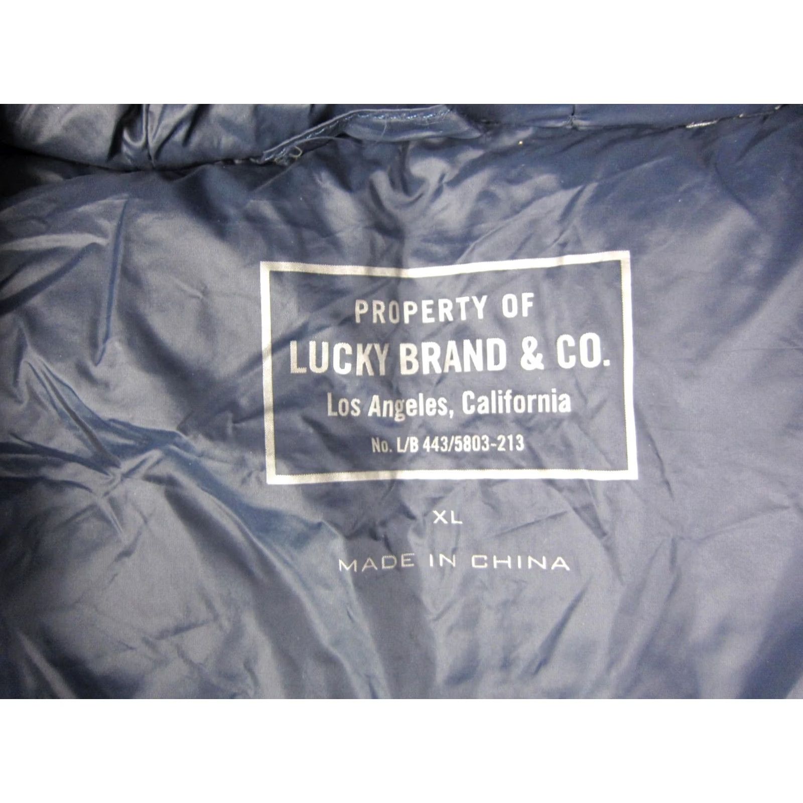 Lucky Brand Lucky Brand Jacket Womens XL Gray Duck Down Puffer Full Zip Hooded Size XL / US 12-14 / IT 48-50 - 5 Thumbnail