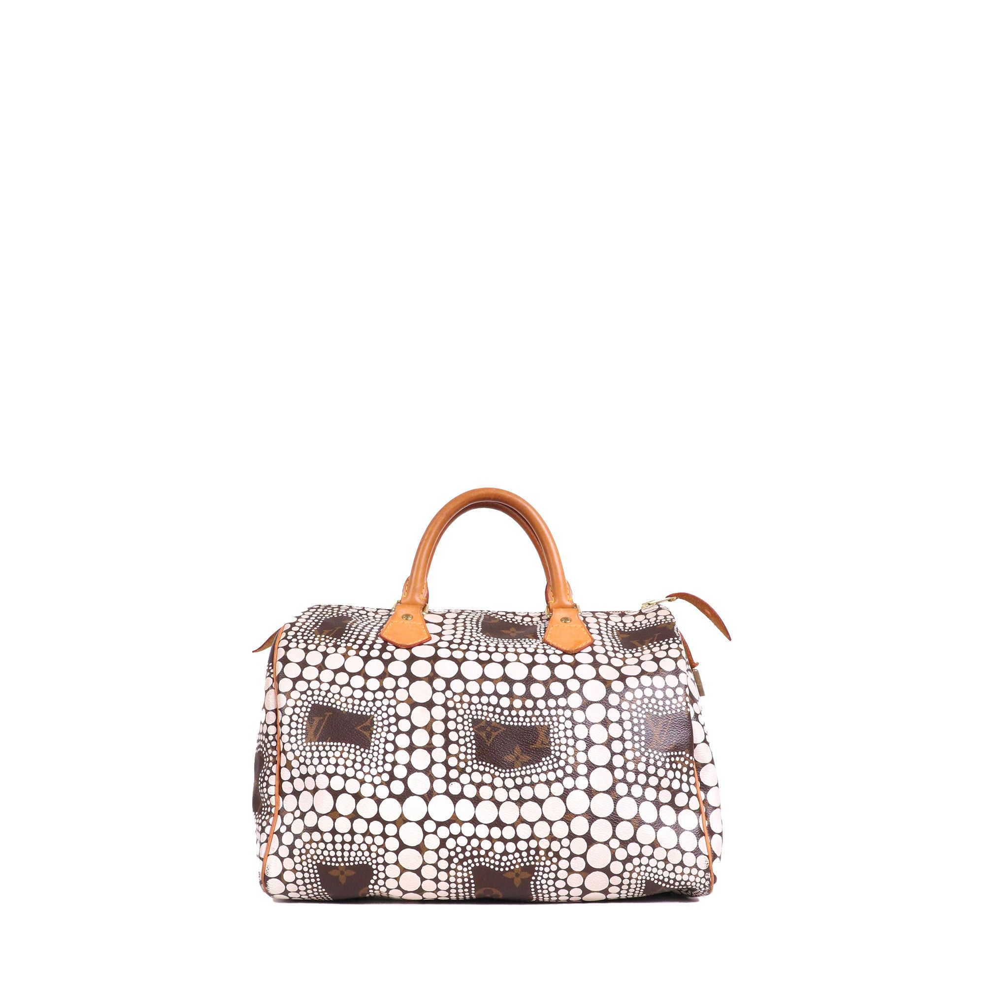 Louis Vuitton LOUIS VUITTON - Louis Vuitton x Yayoi Kusama Speedy 30 handbag in monogram canvas Size ONE SIZE - 1 Thumbnail