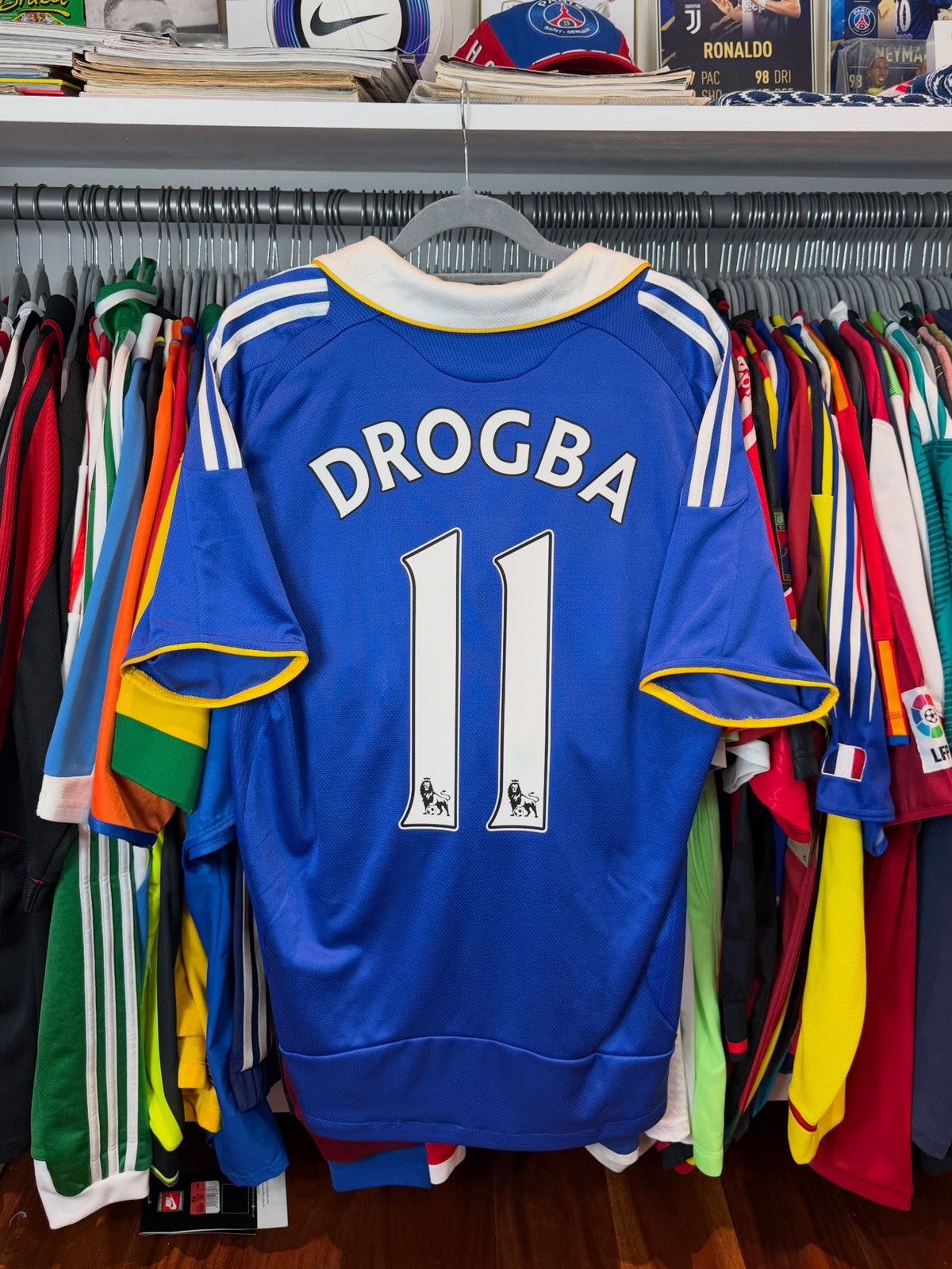Adidas Chelsea 2008/09 Drogba Home Jersey Size US L / EU 52-54 / 3 - 3 Thumbnail