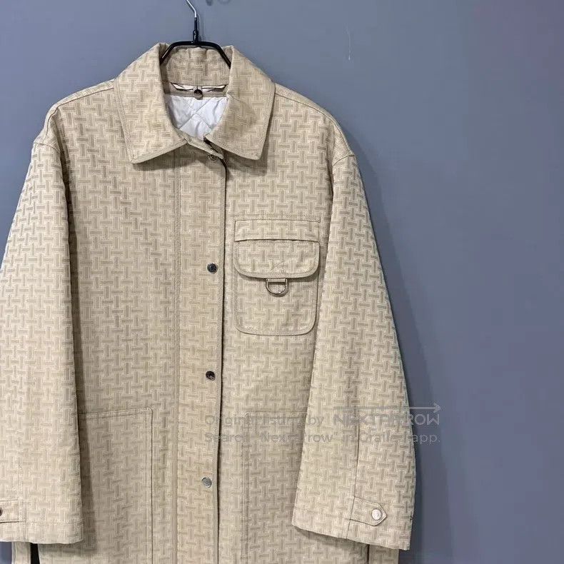 Hermes Hermes Quilted vest with removable sleeves beige coat Size XS / US 0-2 / IT 36-38 - 2 Thumbnail