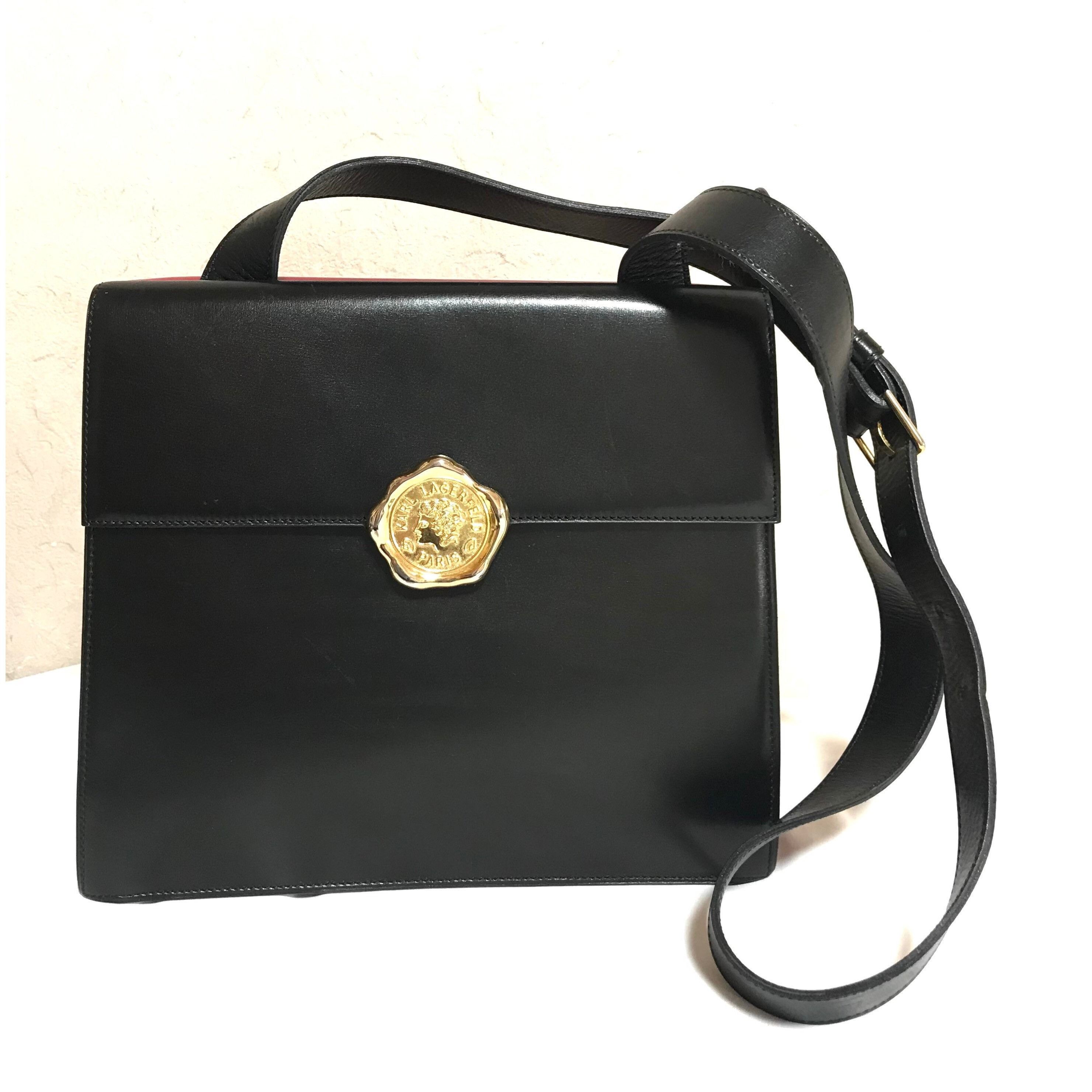 Karl Lagerfeld Vintage Karl Lagerfeld red and black shoulder bag Size ONE SIZE - 2 Thumbnail