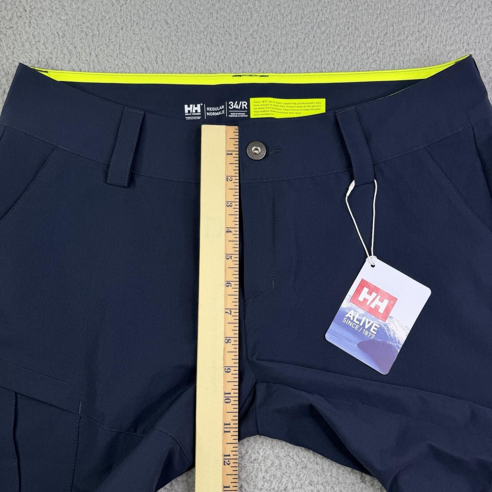 Helly Hansen Helly Hansen Quick-Dry Navy Cargo Shorts Women's 34x9.5 Size 34" / US 12 / IT 48 - 4 Thumbnail