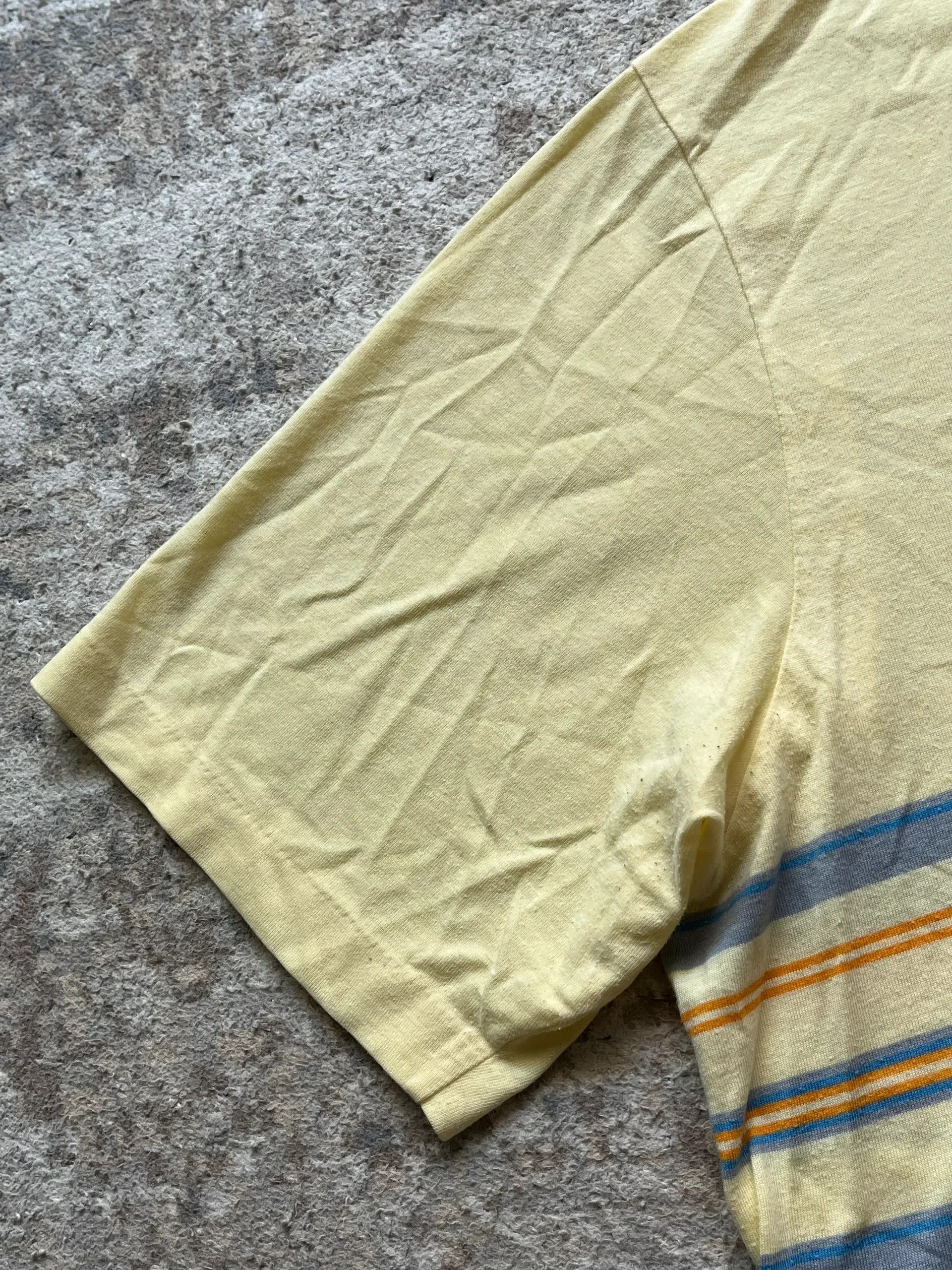 Lacoste Lacoste Polo Shirts Vintage 90's Sz 7 / XL Yellow Size US XL / EU 56 / 4 - 5 Thumbnail