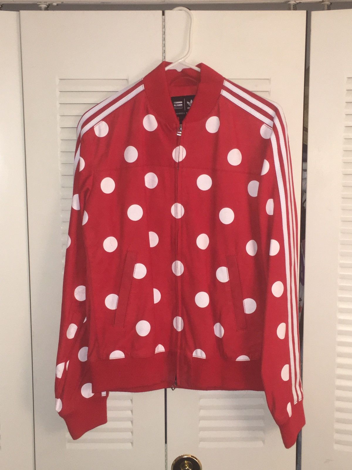 Adidas × Pharrell Pharrell x Adidas - Polka Dot Suede Track Jacket - 2015 Size US L / EU 52-54 / 3 - 2 Thumbnail