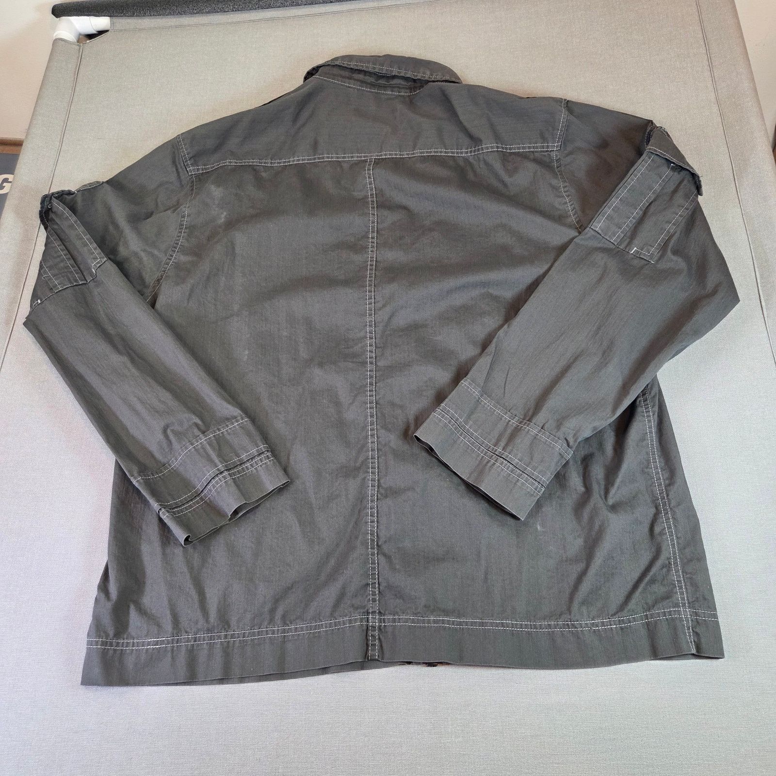 Calvin Klein Calvin Klein Full Zip Cotton Jacket XL Green 2000s Size US XL / EU 56 / 4 - 2 Thumbnail
