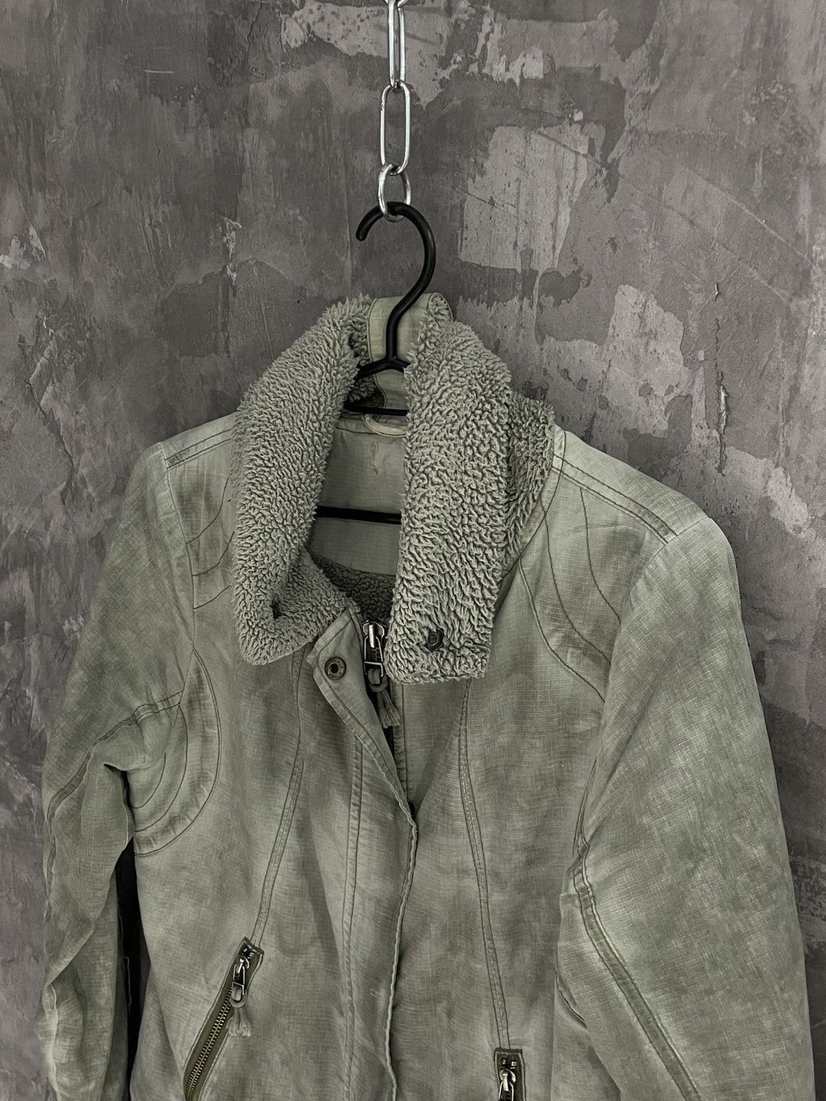 If Six Was Nine × Japanese Brand × Le Grande Bleu (L.G.B.) Vintage Diesel Style Y2K Factory Faded Grunge Jacket Size M / US 6-8 / IT 42-44 - 8 Thumbnail
