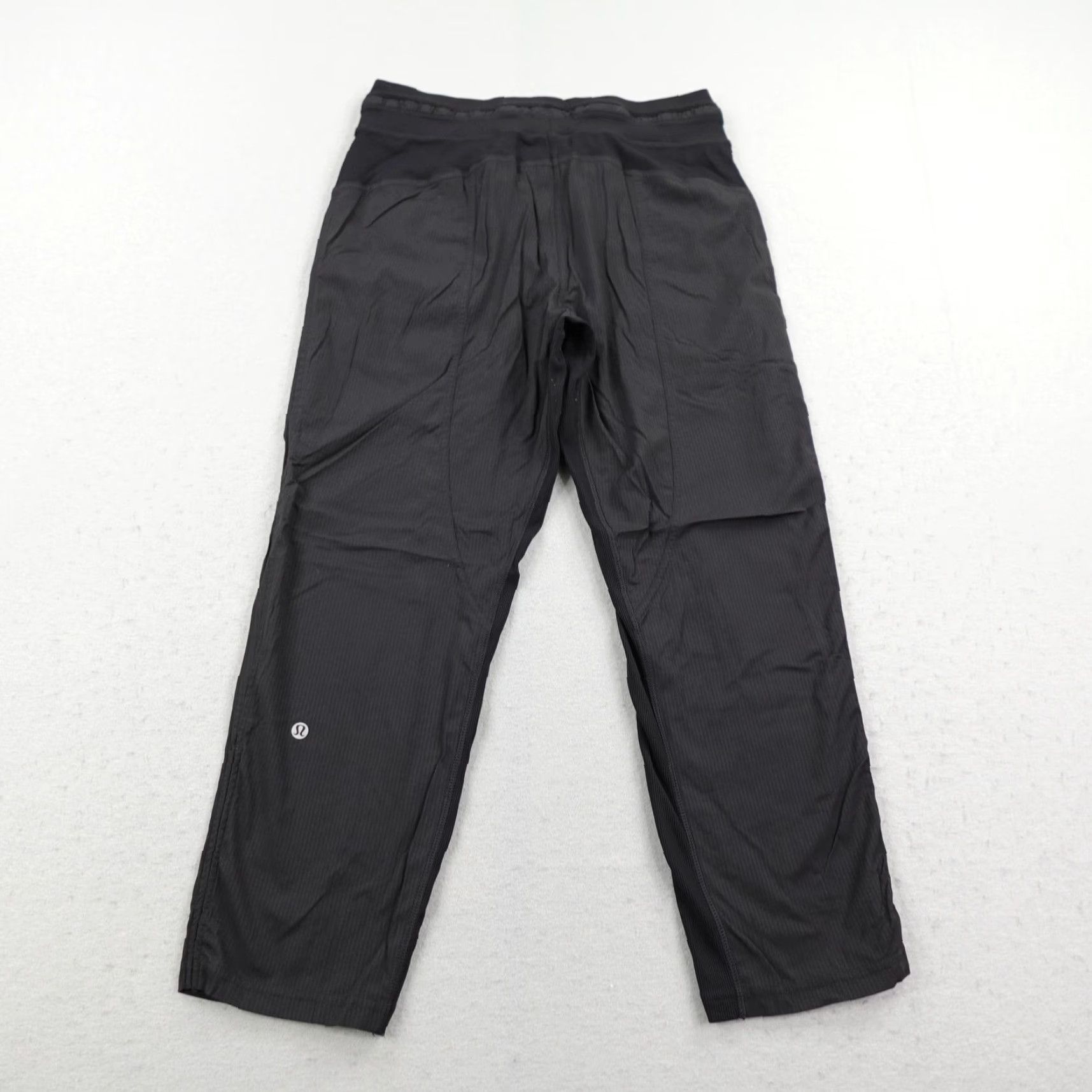 Lululemon Lululemon Pants Womens S Black Dance Studio Crop 25" Joggers Gym Yoga Athletic Pants Striped Pattern Pockets Elastic Waist Regular Inseam 24" Size 28" / US 6 / IT 42 - 4 Thumbnail