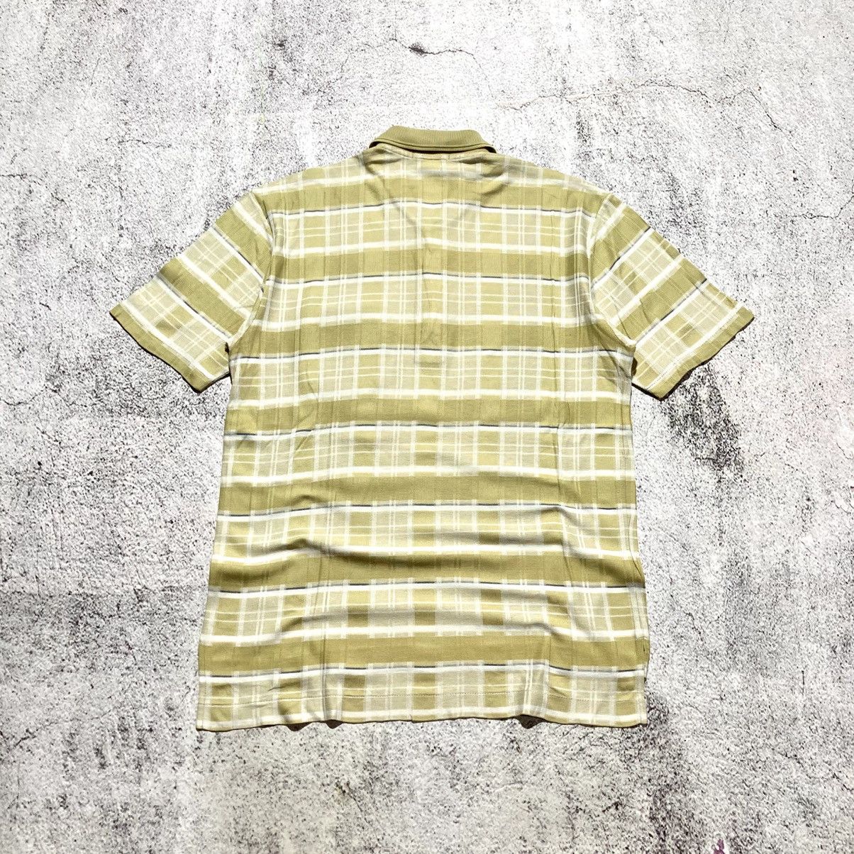 Burberry 1990s Vintage Burberrys Nova Check Pocket Polo Tshirt Luxury Size US L / EU 52-54 / 3 - 12 Thumbnail