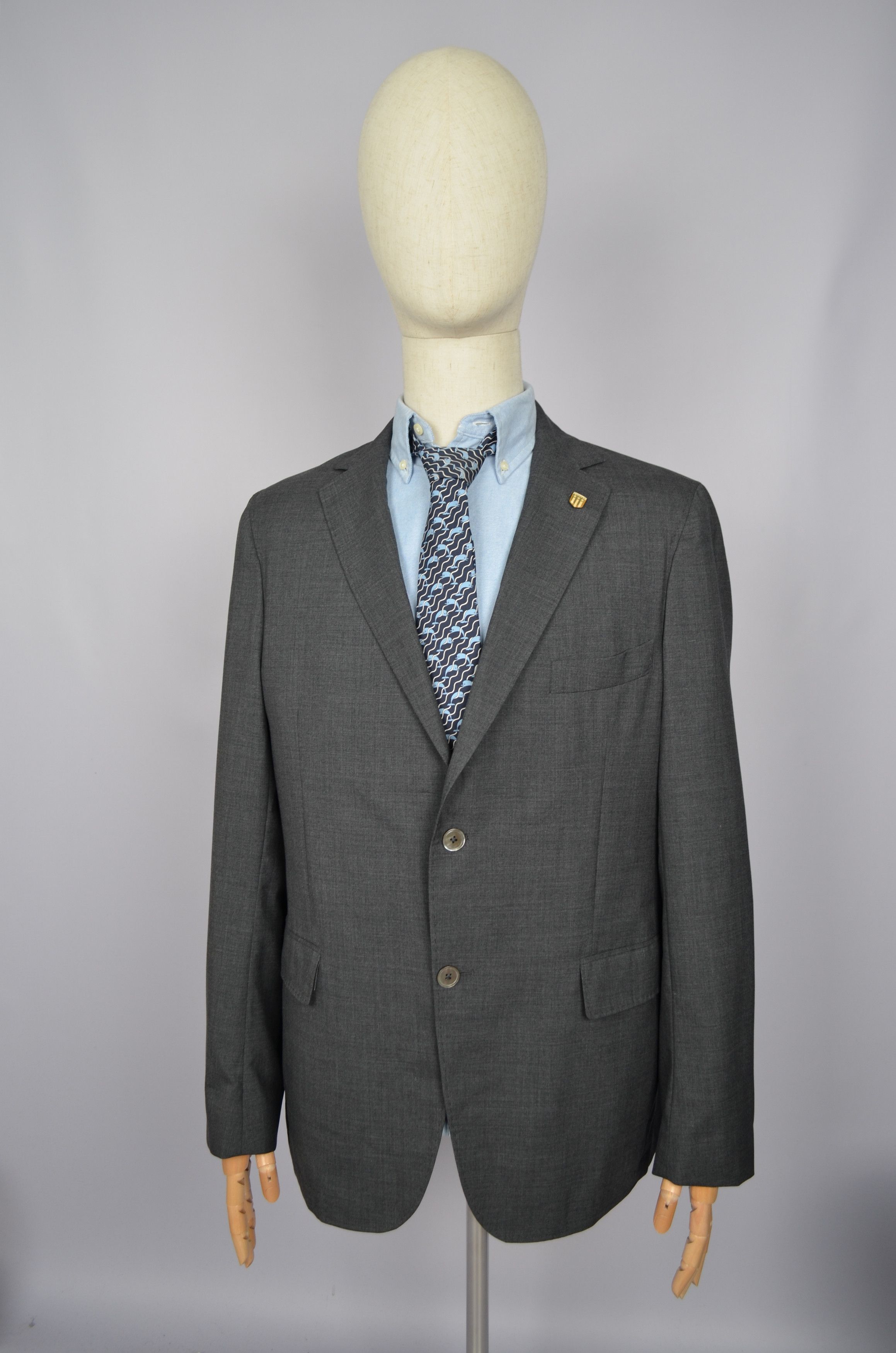 Designer × Gant GANT Wool Classic Blazer Jacket Suede Elbows Size US42 Size 42R - 2 Thumbnail