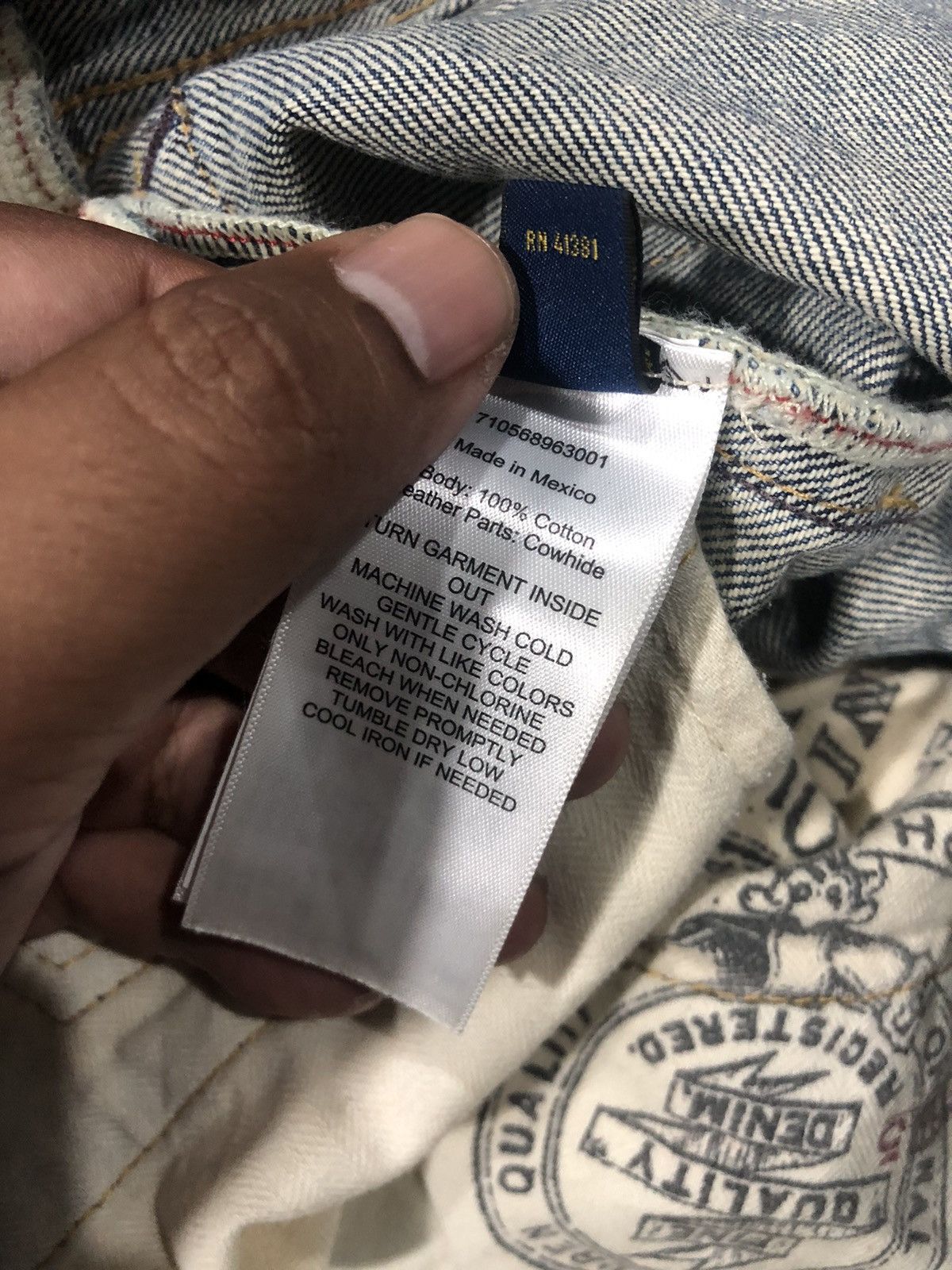 Polo Ralph Lauren × Vintage Vintage PRL Ralph Lauren RL Jeans Washedstone Size US 34 / EU 50 - 13 Thumbnail