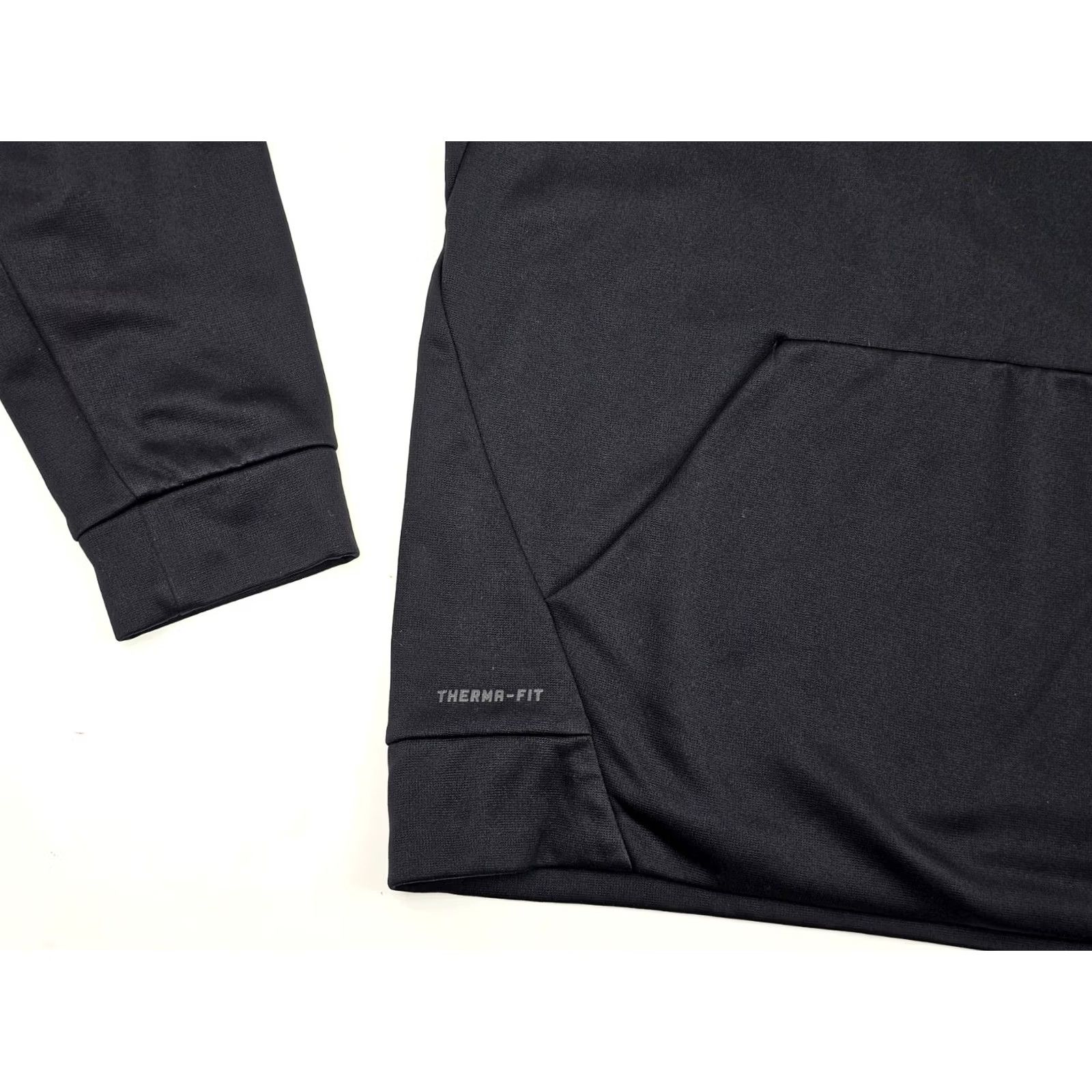 Nike Nike Therma-FIT Pullover Hoodie Men L Swoosh Kangaroo Pouch Pocket Black Size US L / EU 52-54 / 3 - 3 Thumbnail