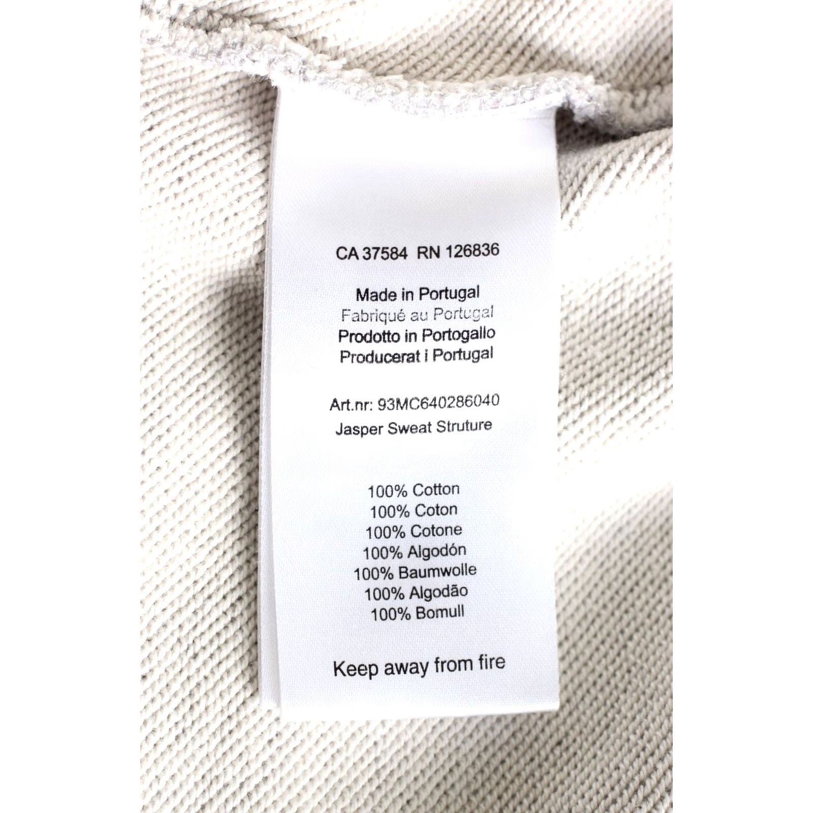 J.Lindeberg J.LINDEBERG Jasper Sweat Struture Sweatshirt Cardigan Men Size S Grey VR3077 Size US S / EU 44-46 / 1 - 6 Thumbnail
