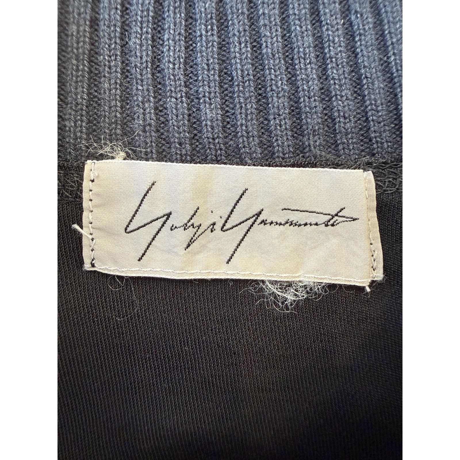 Yohji Yamamoto Yohji Yamamoto Split Ribbed Top Size S / US 4 / IT 40 - 3 Thumbnail