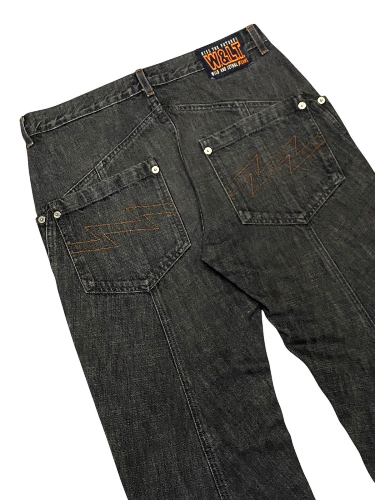 W&LT W&LT Walter Van Beirendonck Spiral Cut Denim Pants Size US 30 / EU 46 - 6 Thumbnail