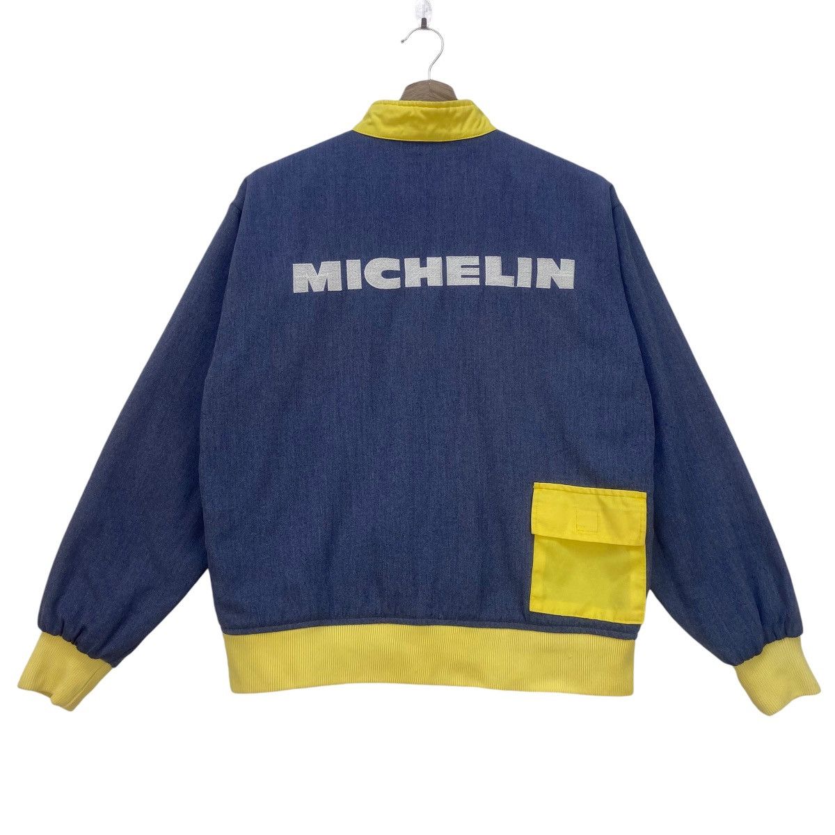 Other Vintage 90s Michelin Embroidered Big Logo Reversible Jacket Size US S / EU 44-46 / 1 - 1 Thumbnail