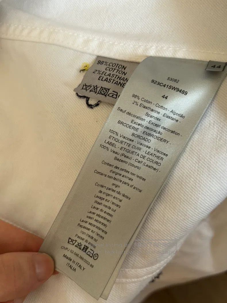 Dior Dior Denim Jacket Size US S / EU 44-46 / 1 - 4 Thumbnail