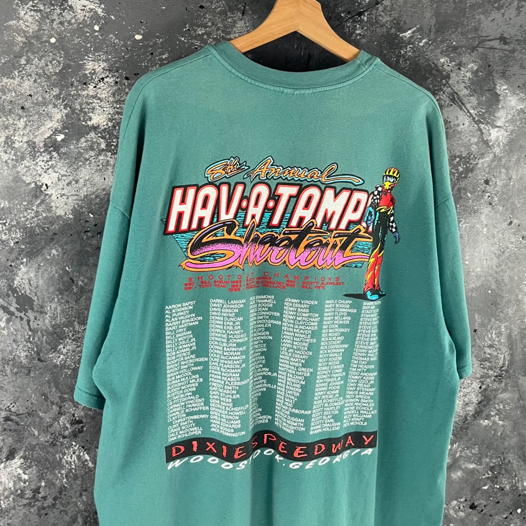 Vintage Vintage 1996 Woodstock Racing shirt Size US XXL / EU 58 / 5 - 4 Thumbnail