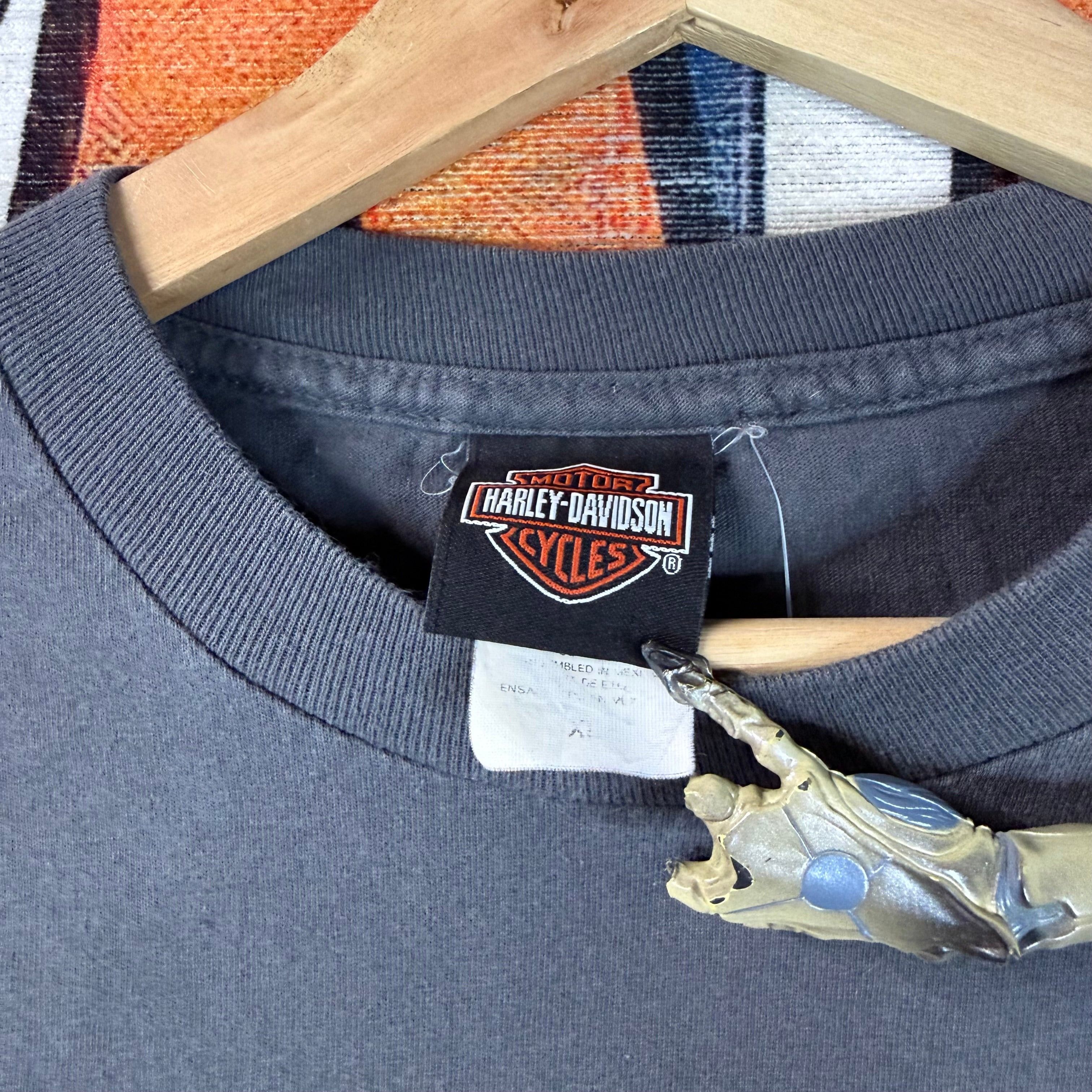 Harley Davidson Y2K Harley-Davidson Las Vegas American Eagle Graphic Tee Size US XL / EU 56 / 4 - 3 Thumbnail