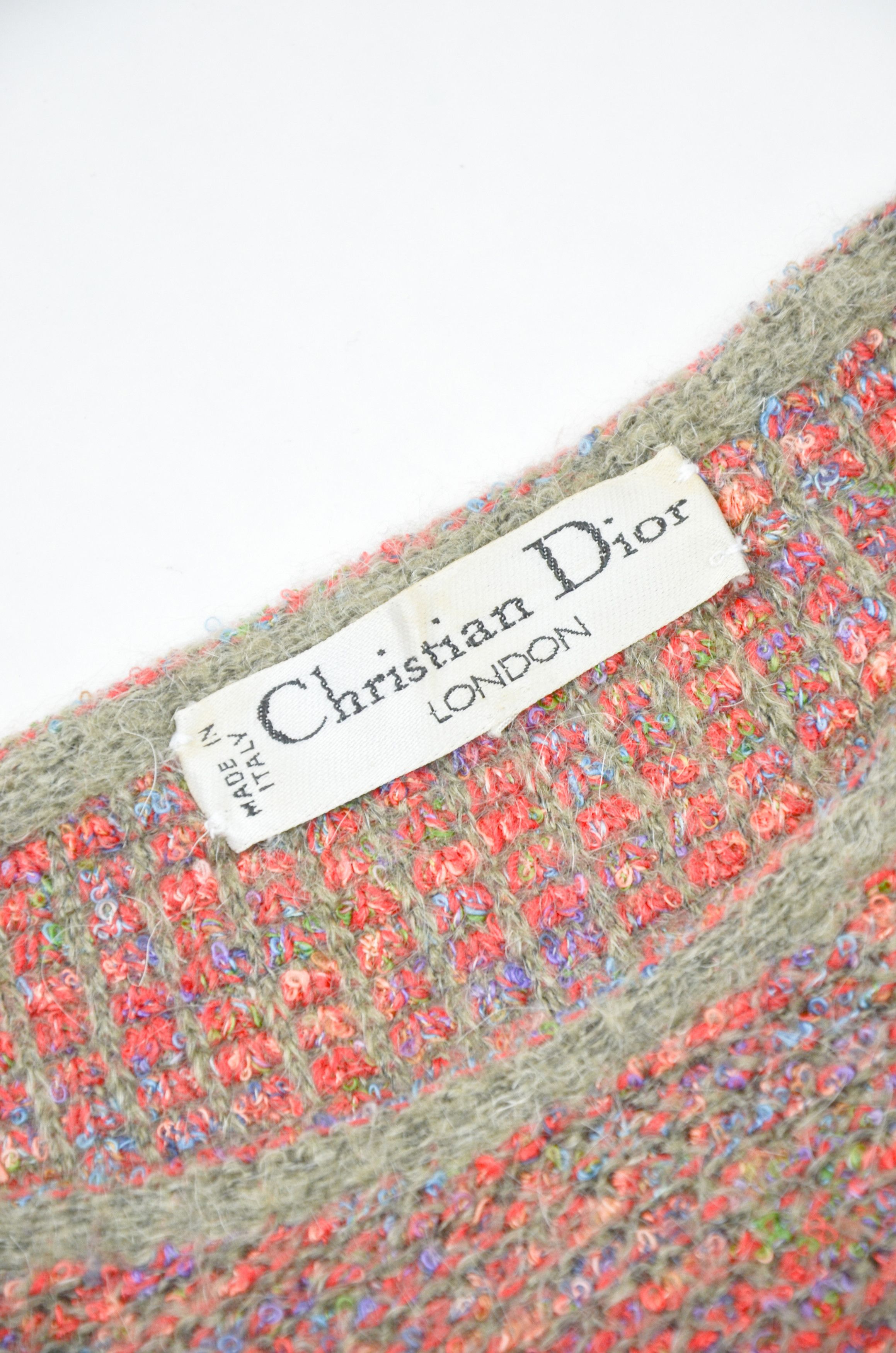 Christian Dior Monsieur Christian Dior London Mohair Wool Set – Sweater Skirt - 12 Size M / US 6-8 / IT 42-44 - 10 Thumbnail