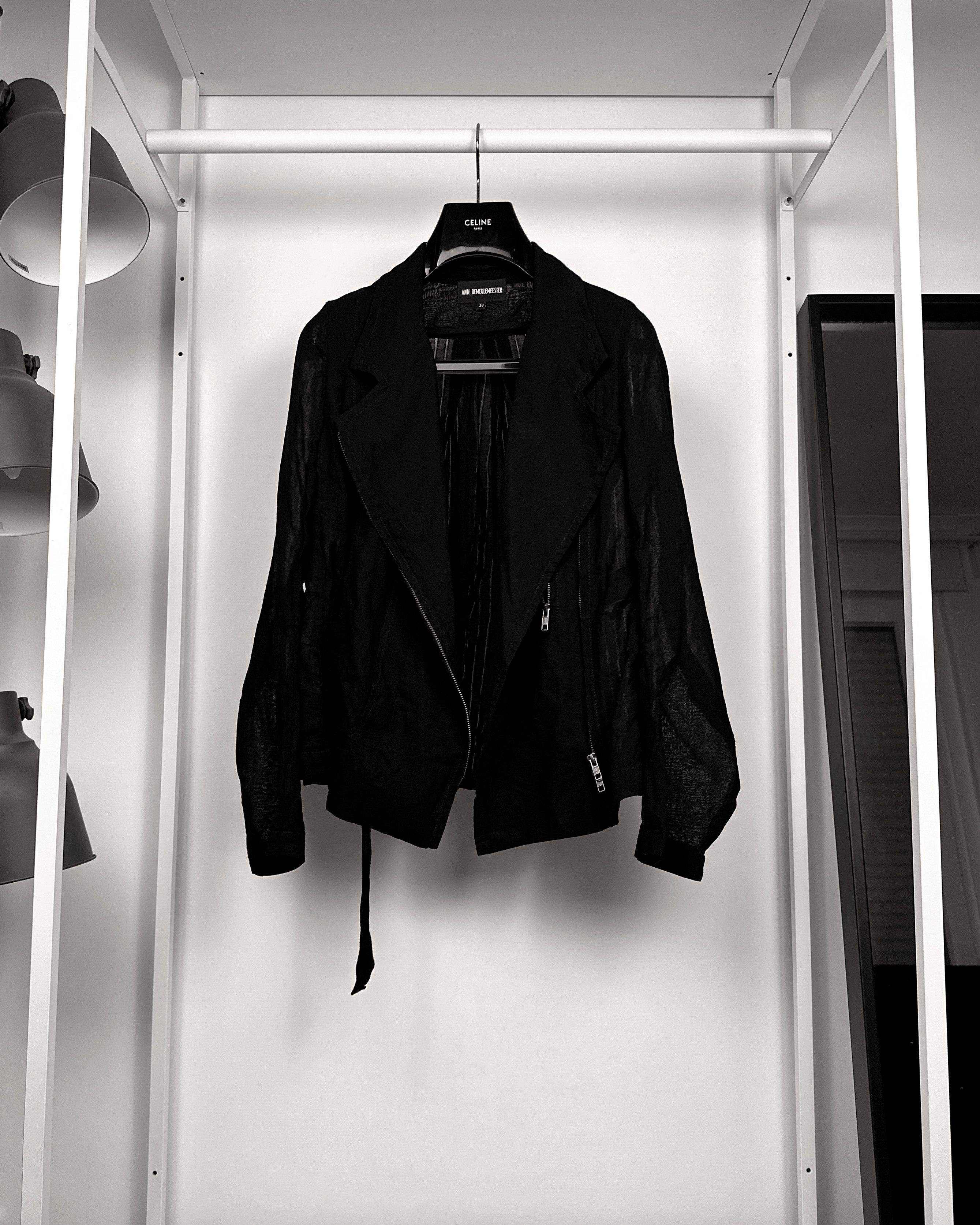 Ann Demeulemeester Ann Demeulemeester Sheer Transformer Jacket Size US S / EU 44-46 / 1 - 1 Thumbnail