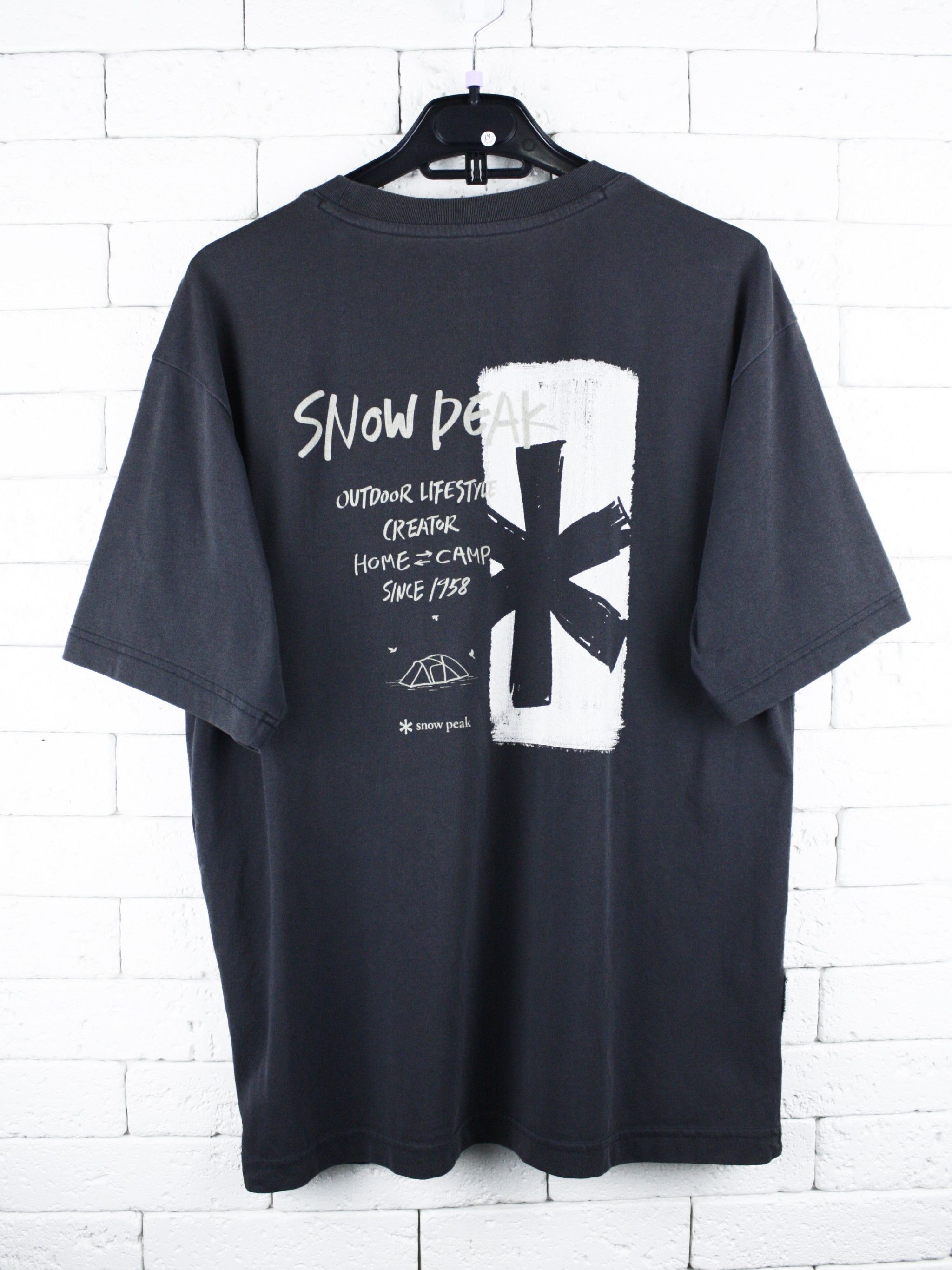Snow Peak Snow Peak Graphic T-Shirt Outdoor Lifestyle Black Size US M / EU 48-50 / 2 - 2 Thumbnail