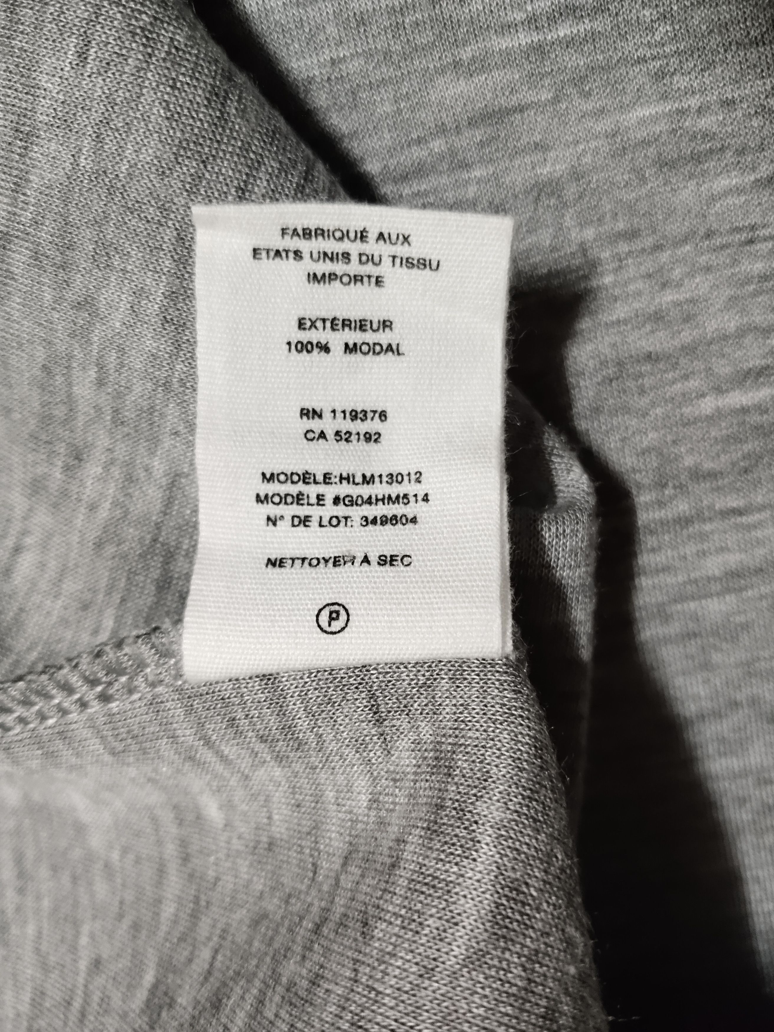 Helmut Lang HELMUT LANG Spellout Center Tee Size US M / EU 48-50 / 2 - 12 Thumbnail