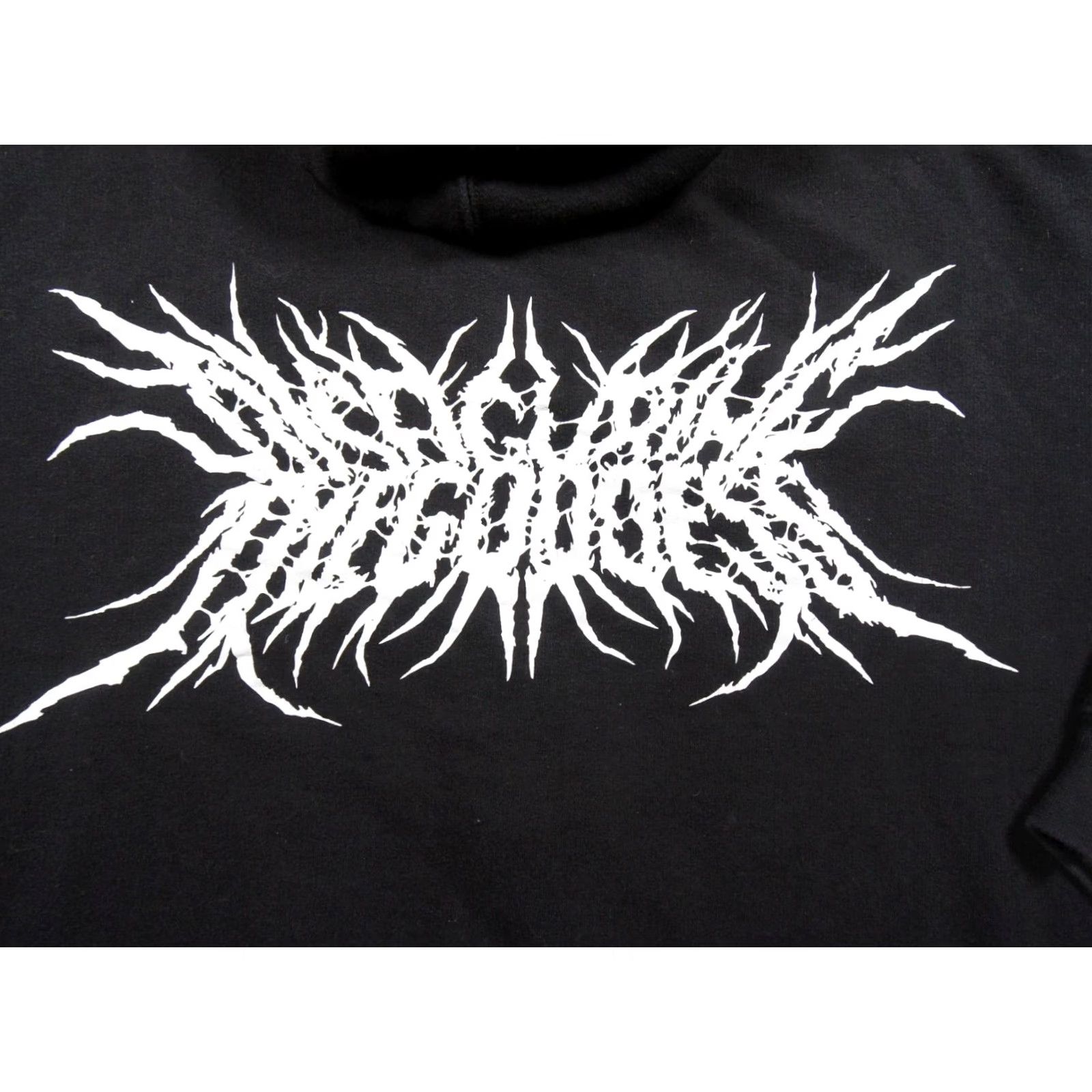 Vintage Disfiguring the Goddess Sweatshirt Mens 2XL Black Hoodie Slam Deathcore Metal shirt? Size US XXL / EU 58 / 5 - 5 Thumbnail