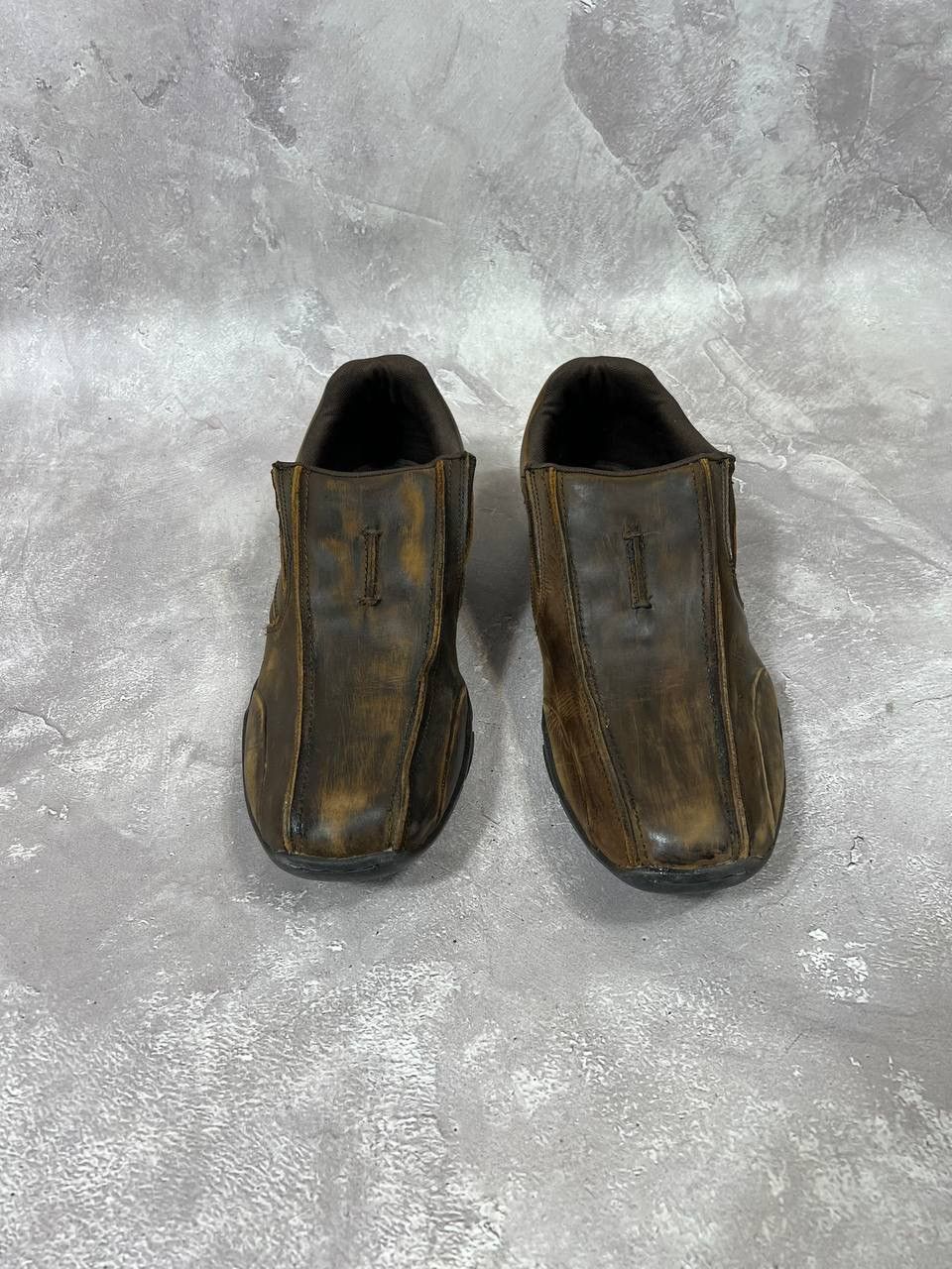 Kangol × Vintage Vintage Kangol Brown Distressed Shoes Size US 11.5 / EU 44-45 - 3 Thumbnail