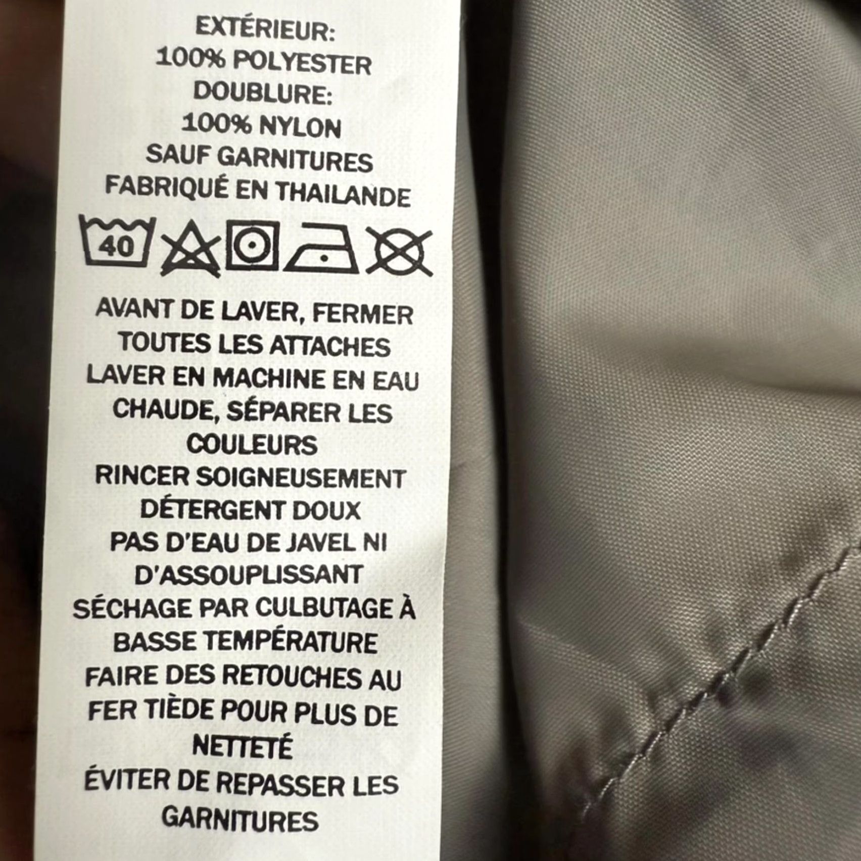 Vintage L.L. Bean Women XL Gray Nylon Full Zip Windbreaker Track Jacket H2Off Regular Windbreaker Jacket Womens XL Gray Size XL / US 12-14 / IT 48-50 - 6 Thumbnail