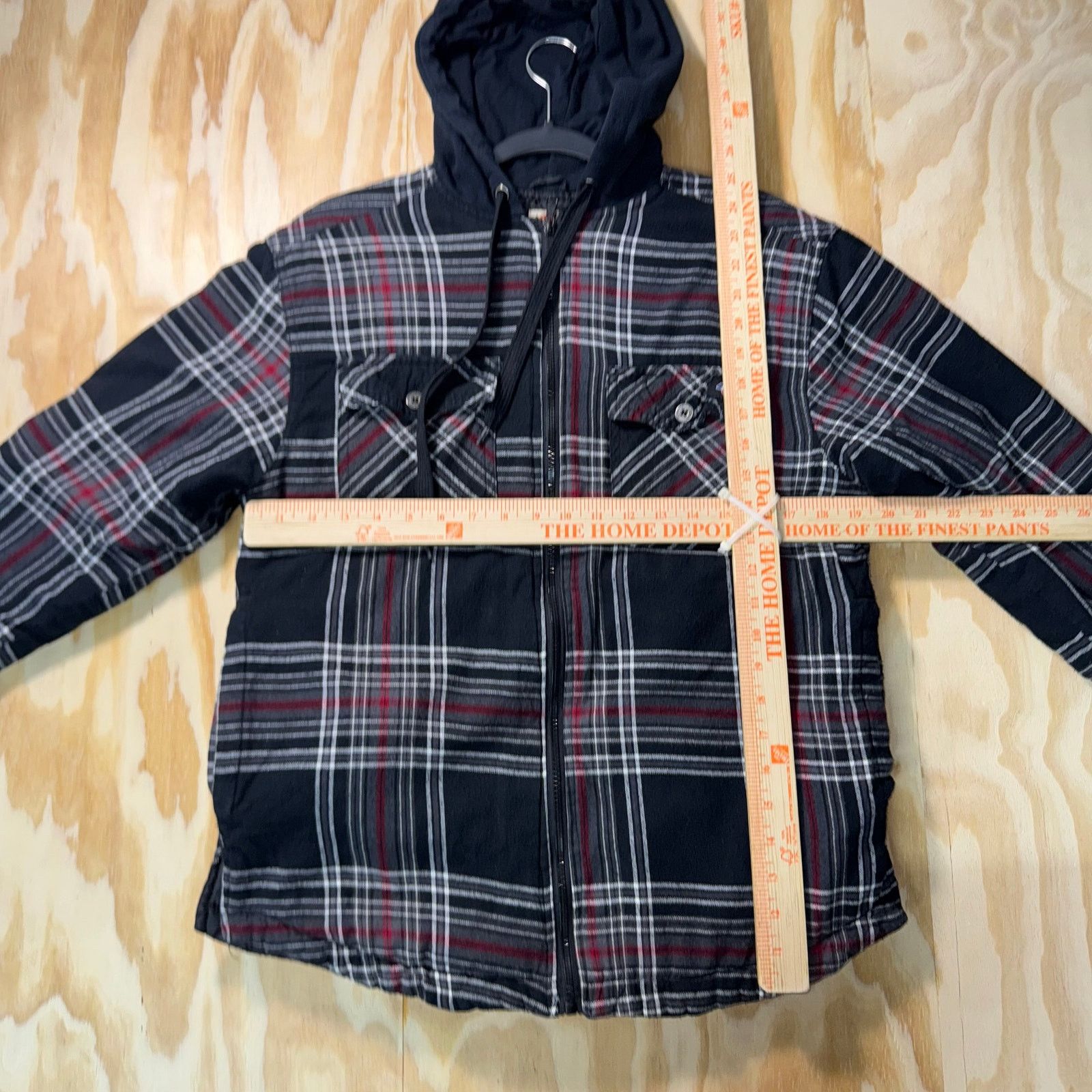 Dickies Vintage Y2K dickies essential 2000s workwear flannel hoodie Size US S / EU 44-46 / 1 - 4 Thumbnail