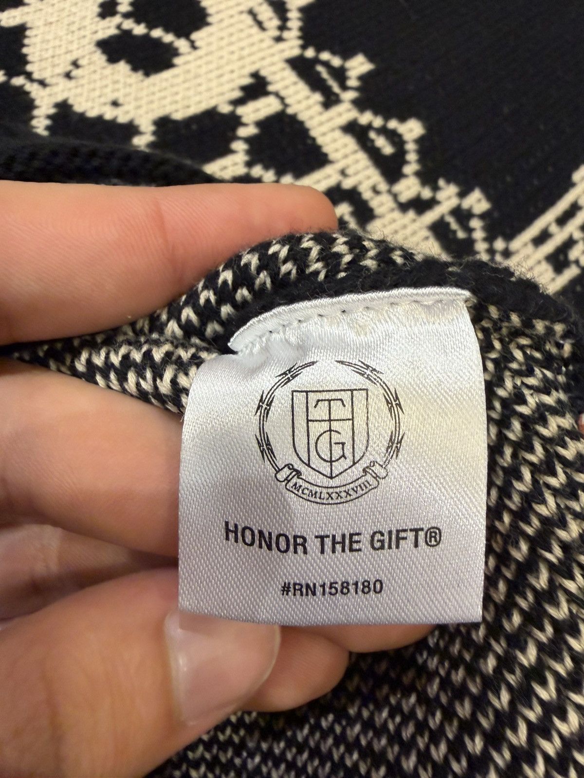 Honor the Gift Honor the Gift Jungle Knit Sweater - Black Size US L / EU 52-54 / 3 - 4 Thumbnail
