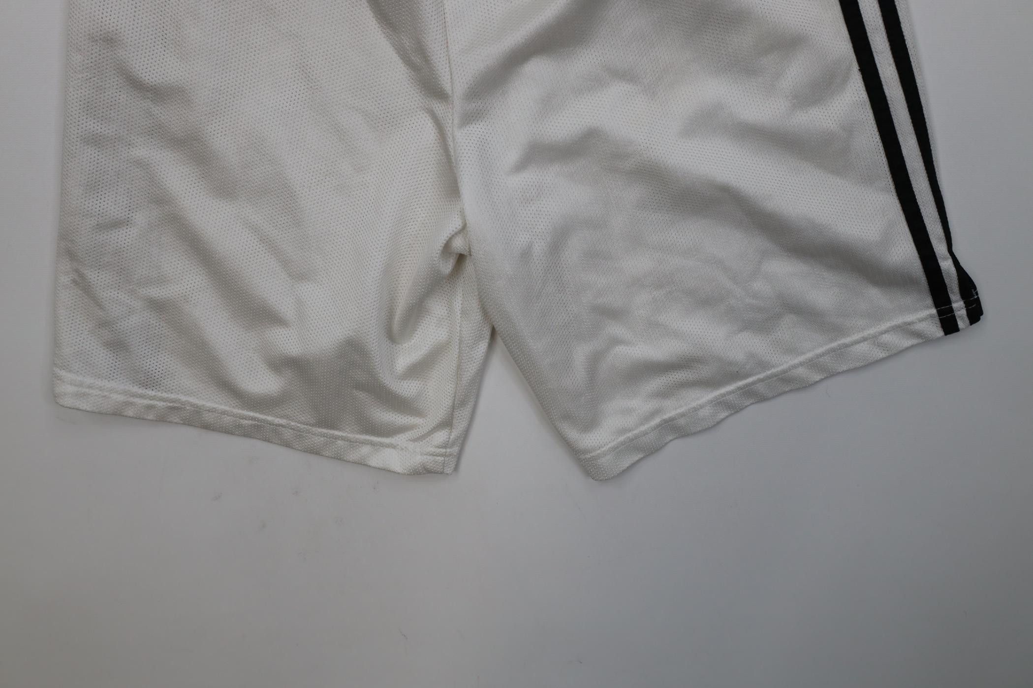 Adidas Vintage 90s Adidas Striped Running Soccer Shorts White Size US 30 / EU 46 - 13 Thumbnail