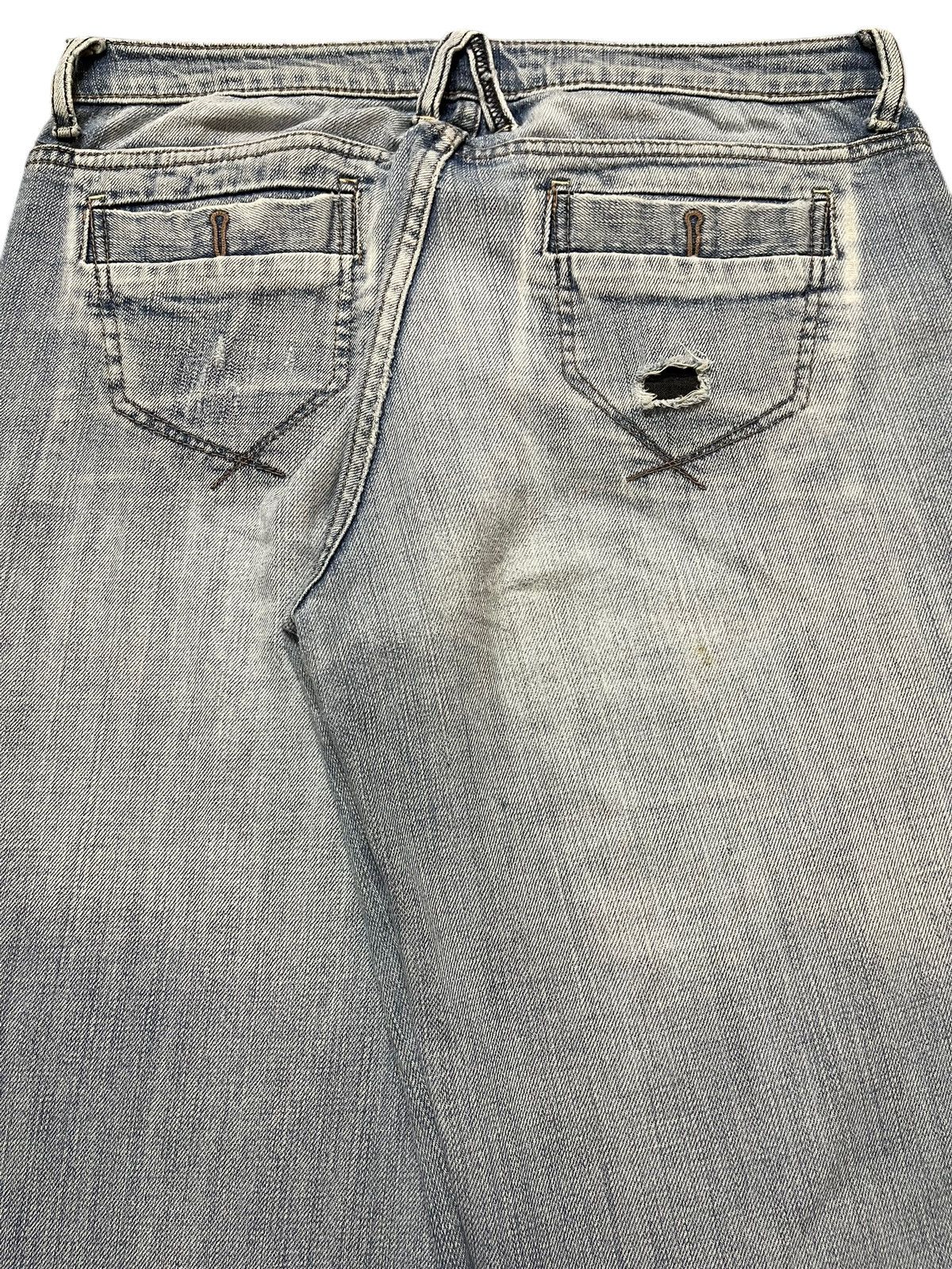 Hysteric Glamour Vintage Japanese Brand Faded Wash Style Wide Leg Jeans Size US 30 / EU 46 - 6 Thumbnail