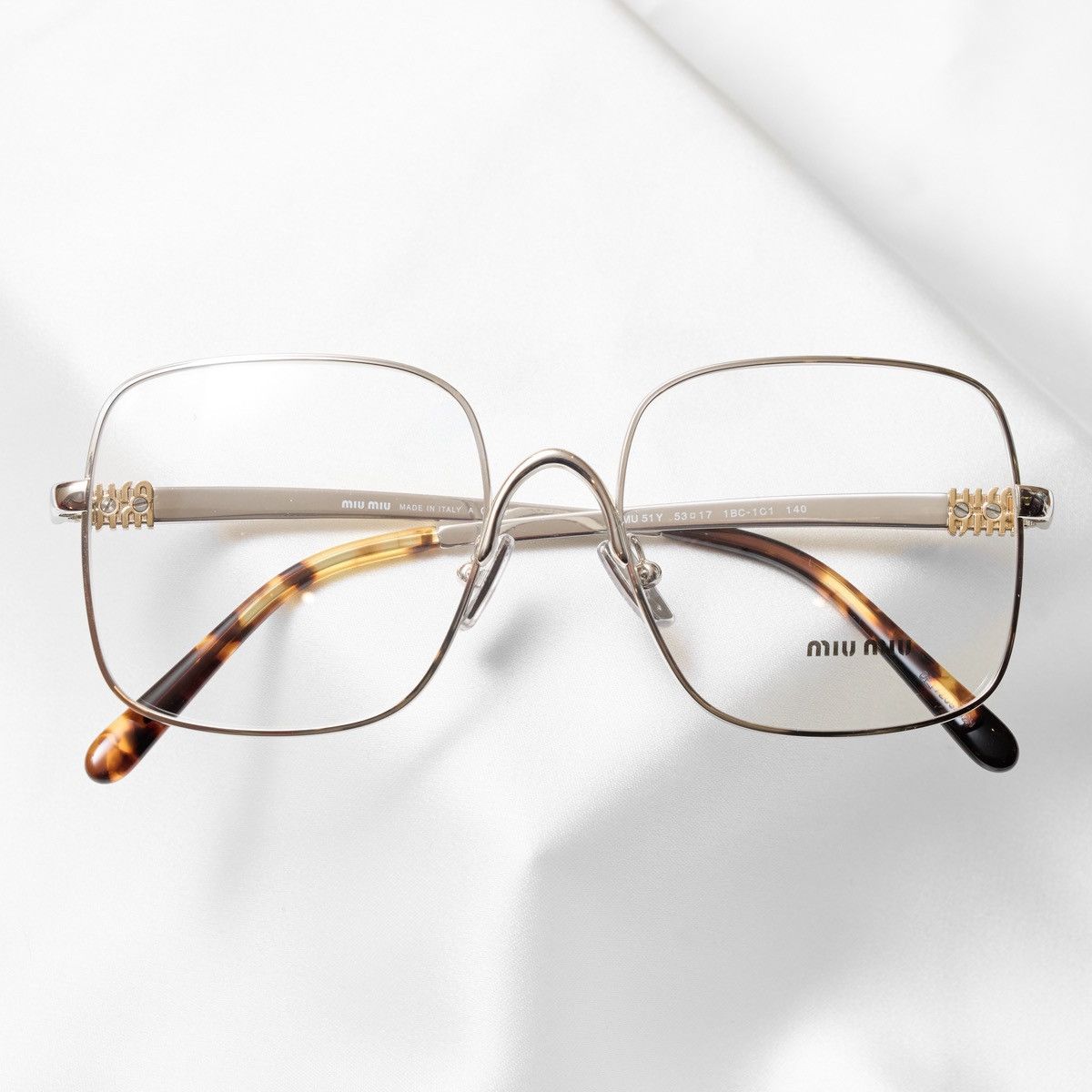 Miu Miu MIU MIU 0MU 51YV 1BC1O1 GLASSES Size ONE SIZE - 6 Thumbnail