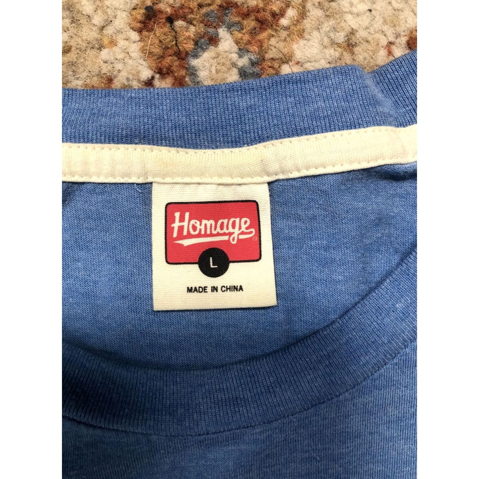 Vintage Homage BrewDog Shirt Mens L Blue Graphic Tee Crewneck Size US L / EU 52-54 / 3 - 3 Thumbnail