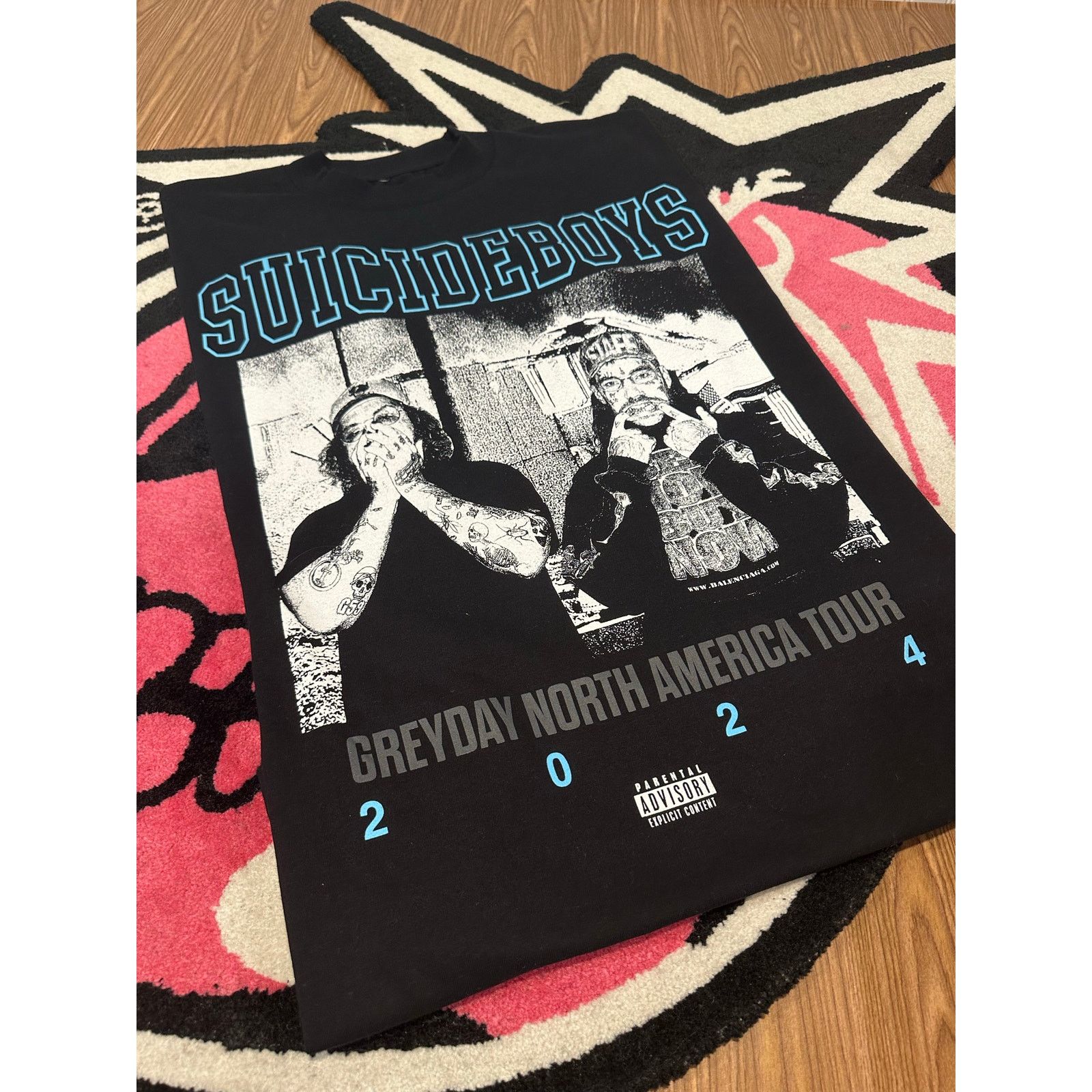 G59 Records GREYDAY 2024 Blue Logo Tour Tee XL Suicideboys – Size XL Size US XL / EU 56 / 4 - 1 Thumbnail
