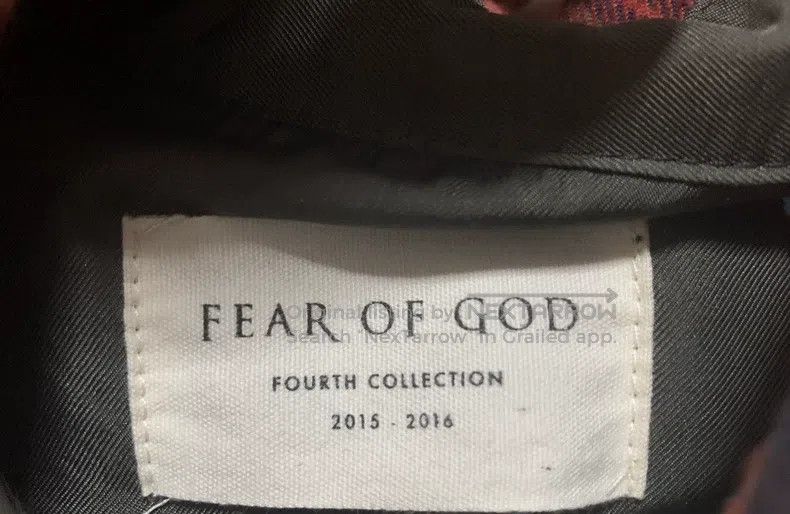 Fear of God Fear of God Season 4 long-sleeved red plaid shirt Size US M / EU 48-50 / 2 - 4 Thumbnail