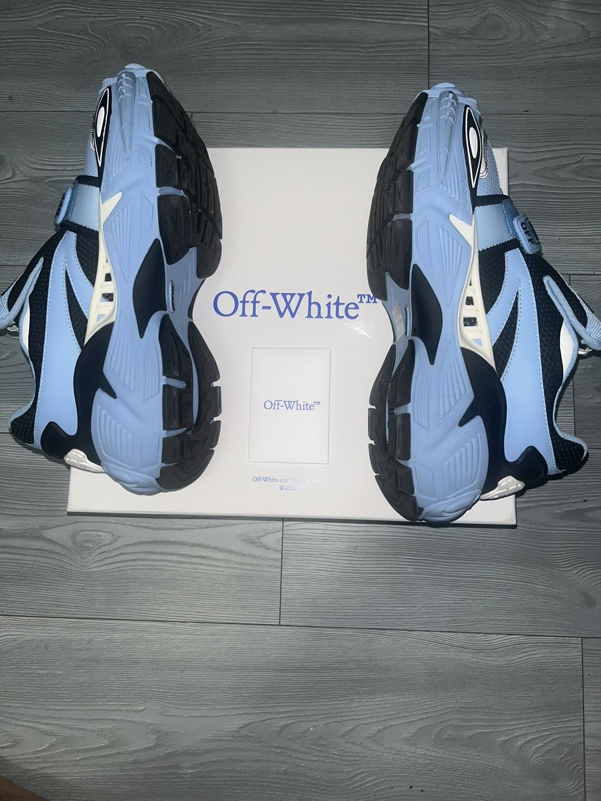 Off-White Off-White Glove Slip On Light Blue Size US 10 / EU 43 - 3 Thumbnail