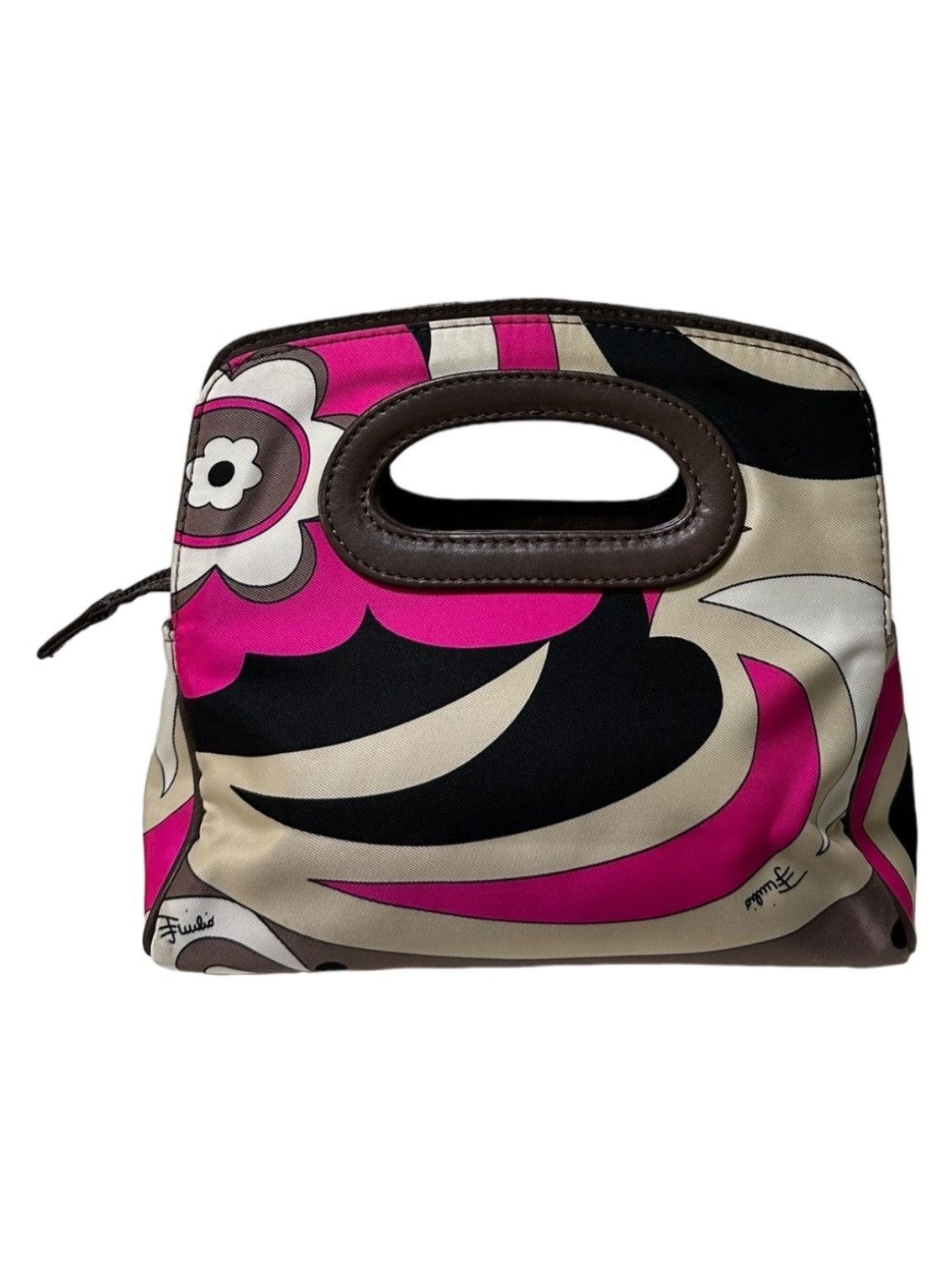 Emilio Pucci EMILIO PUCCI Floral Print Mini Hand Bag Size ONE SIZE - 2 Thumbnail
