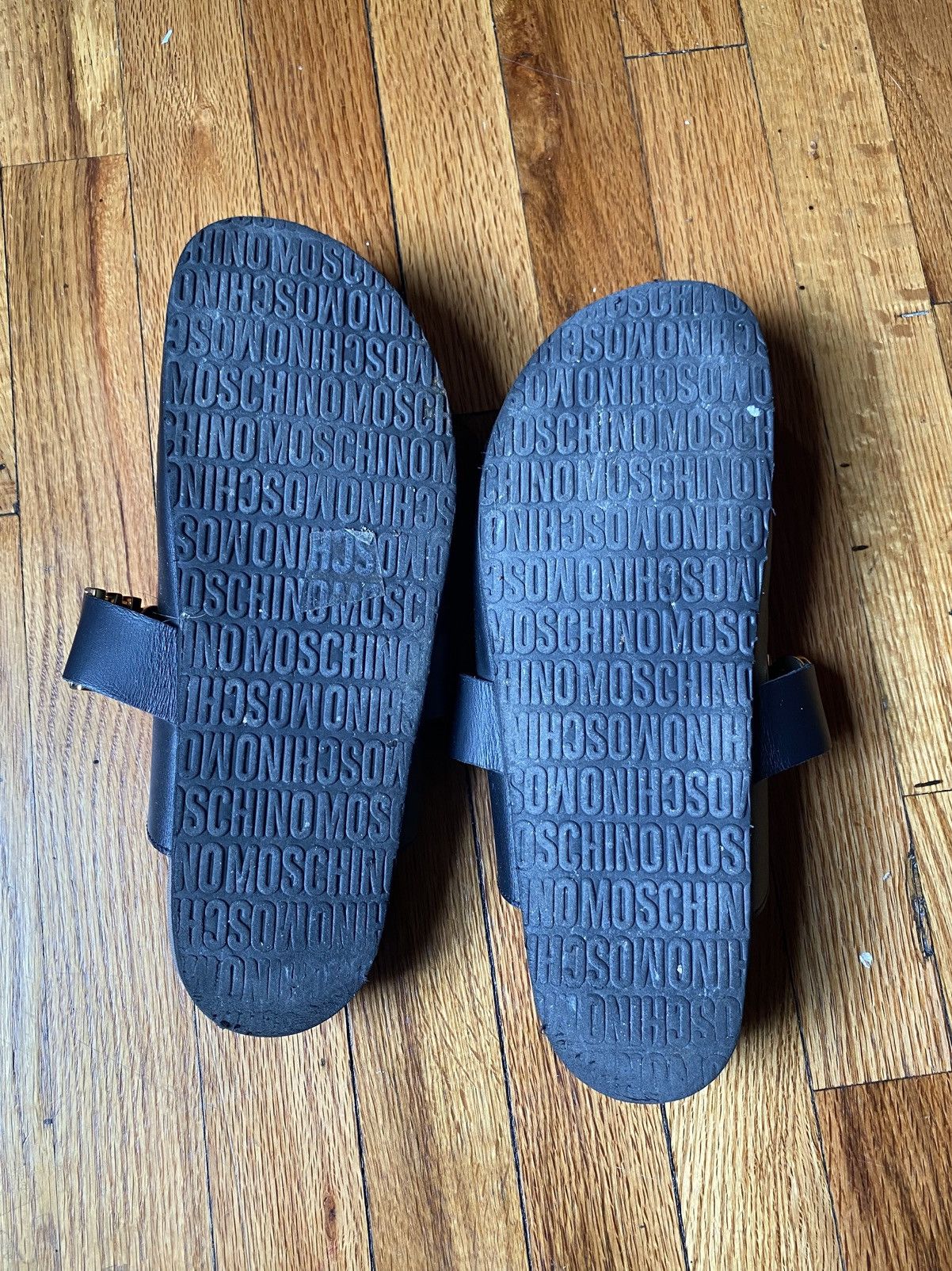 Moschino Moschino Calfskin Mules Size US 12.5 / EU 45-46 - 3 Thumbnail