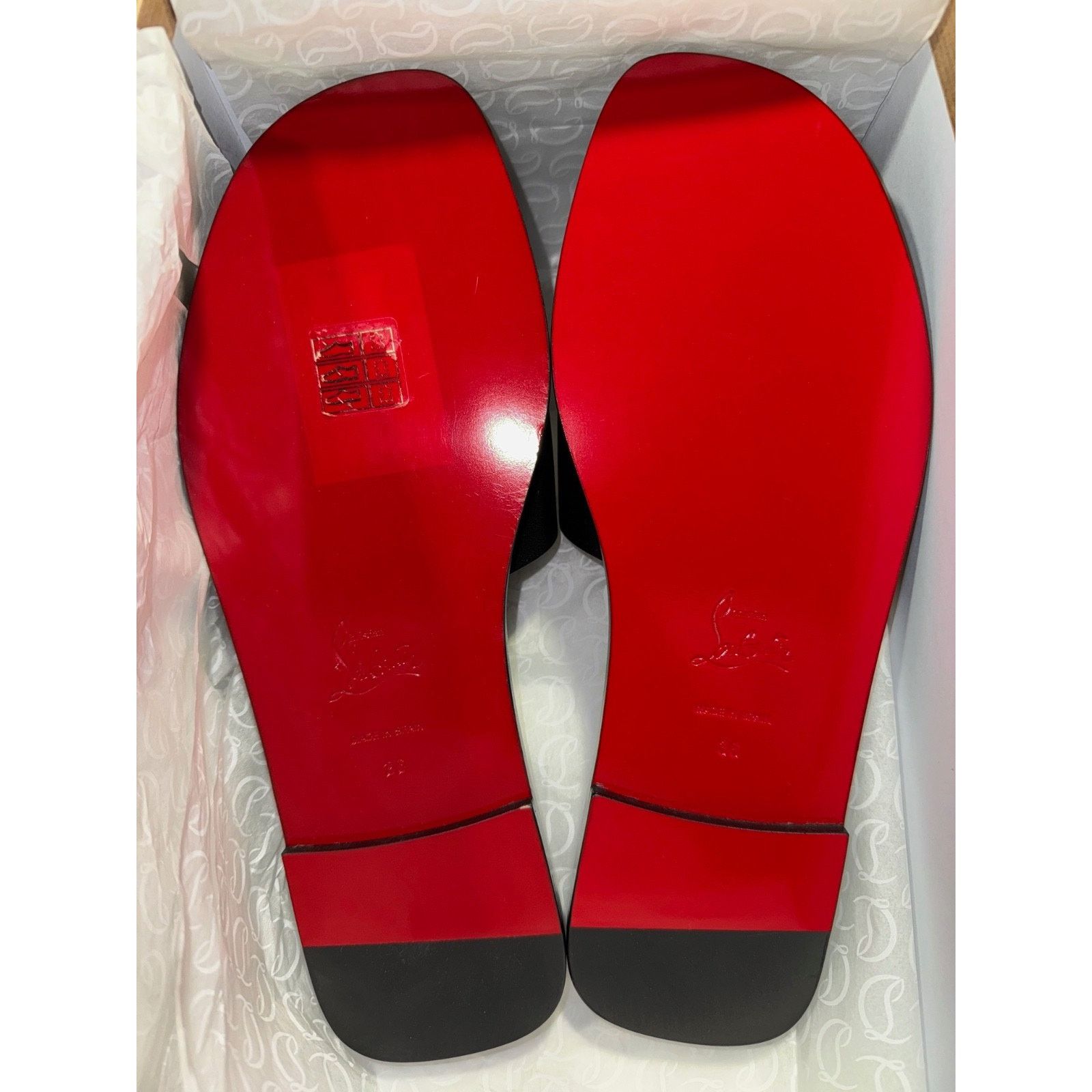 Christian Louboutin Christian Louboutin Mule Black Leather Logo Slide Slip On Size US 6 / IT 36 - 17 Thumbnail