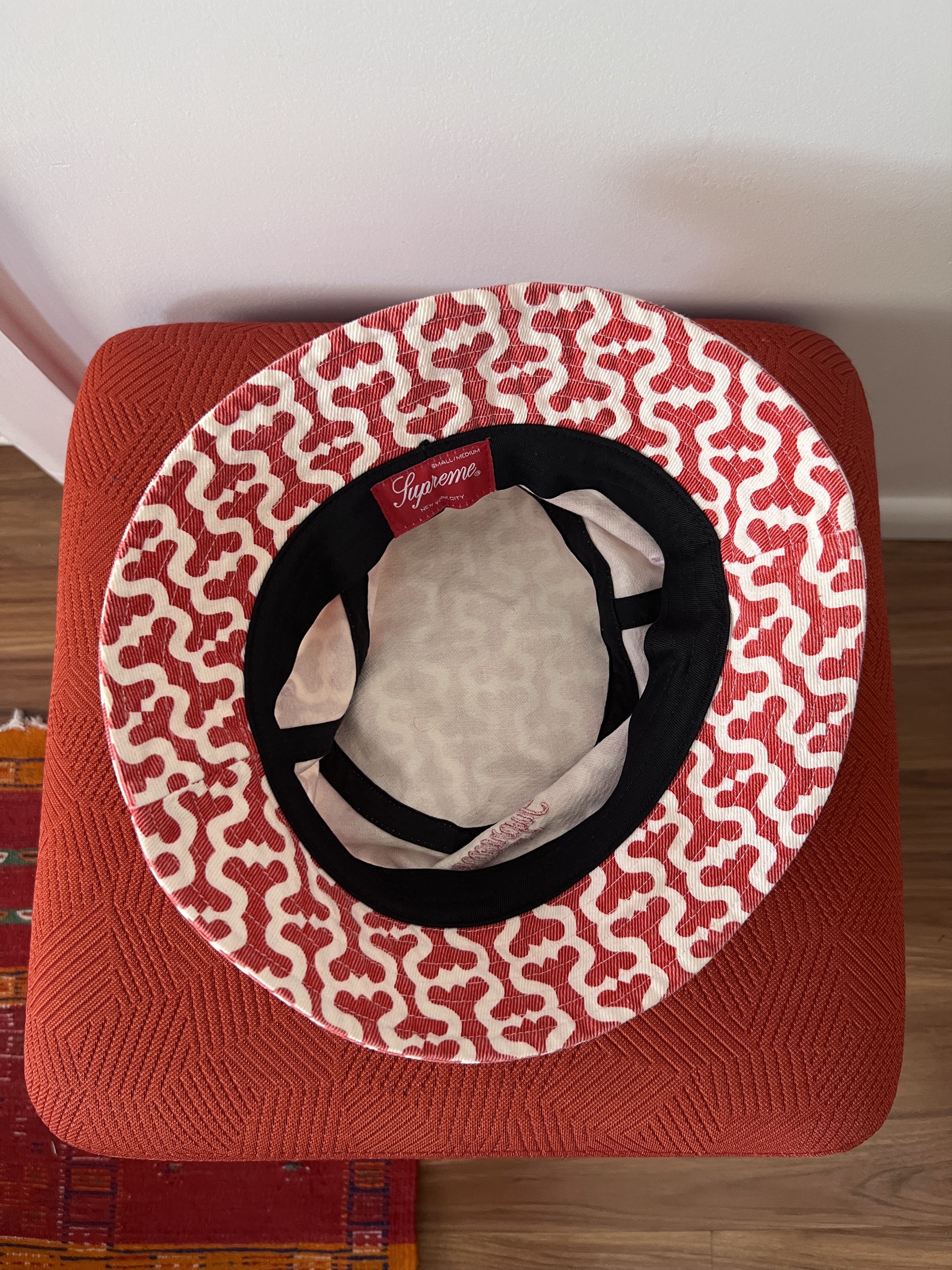 Supreme Supreme Twill Crusher from SS21 in Red Monogram Size ONE SIZE - 3 Thumbnail