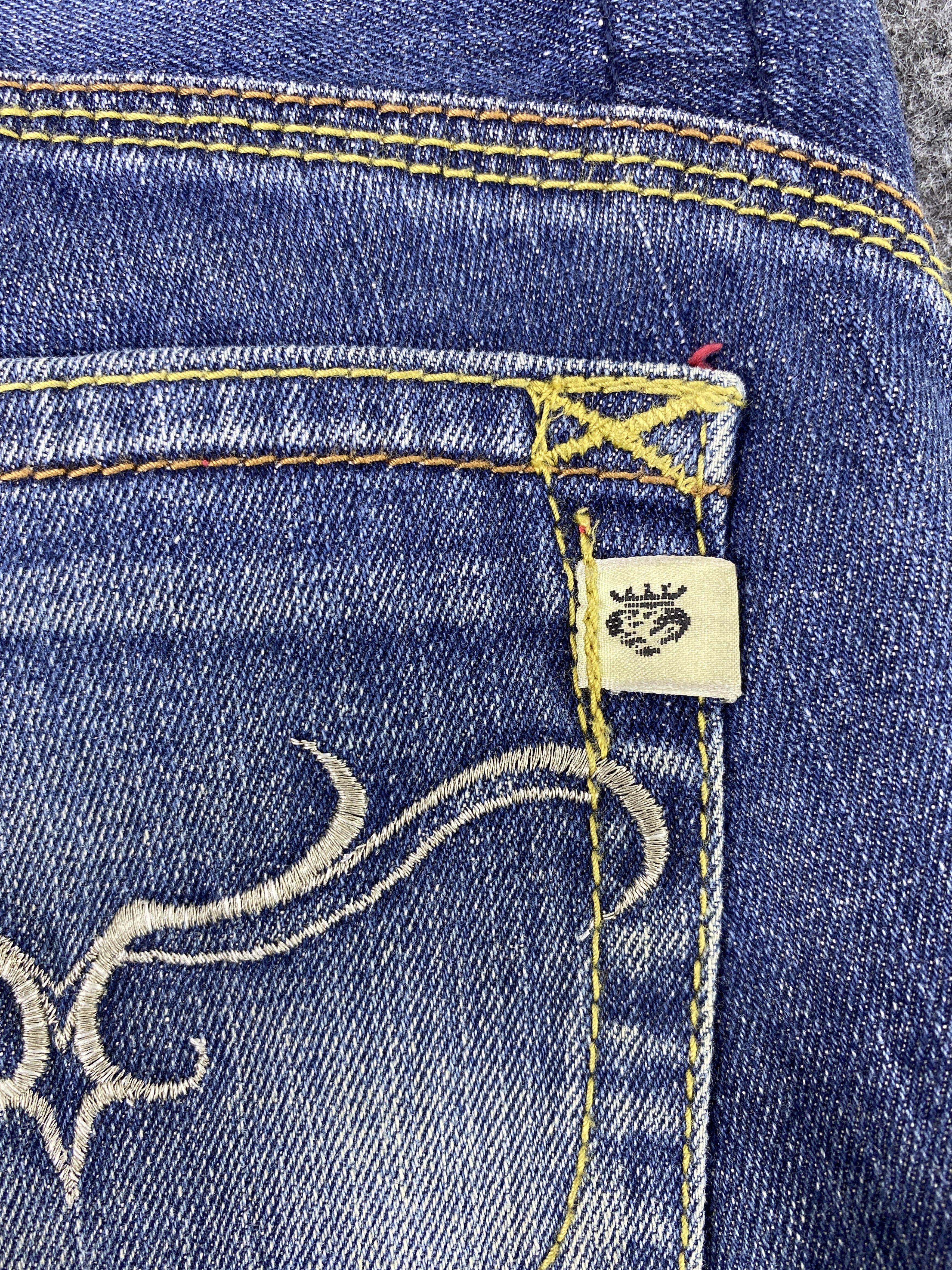 Japanese Brand Japanese Brand Blue Wash Jeans - J1095 Size 29" - 10 Thumbnail