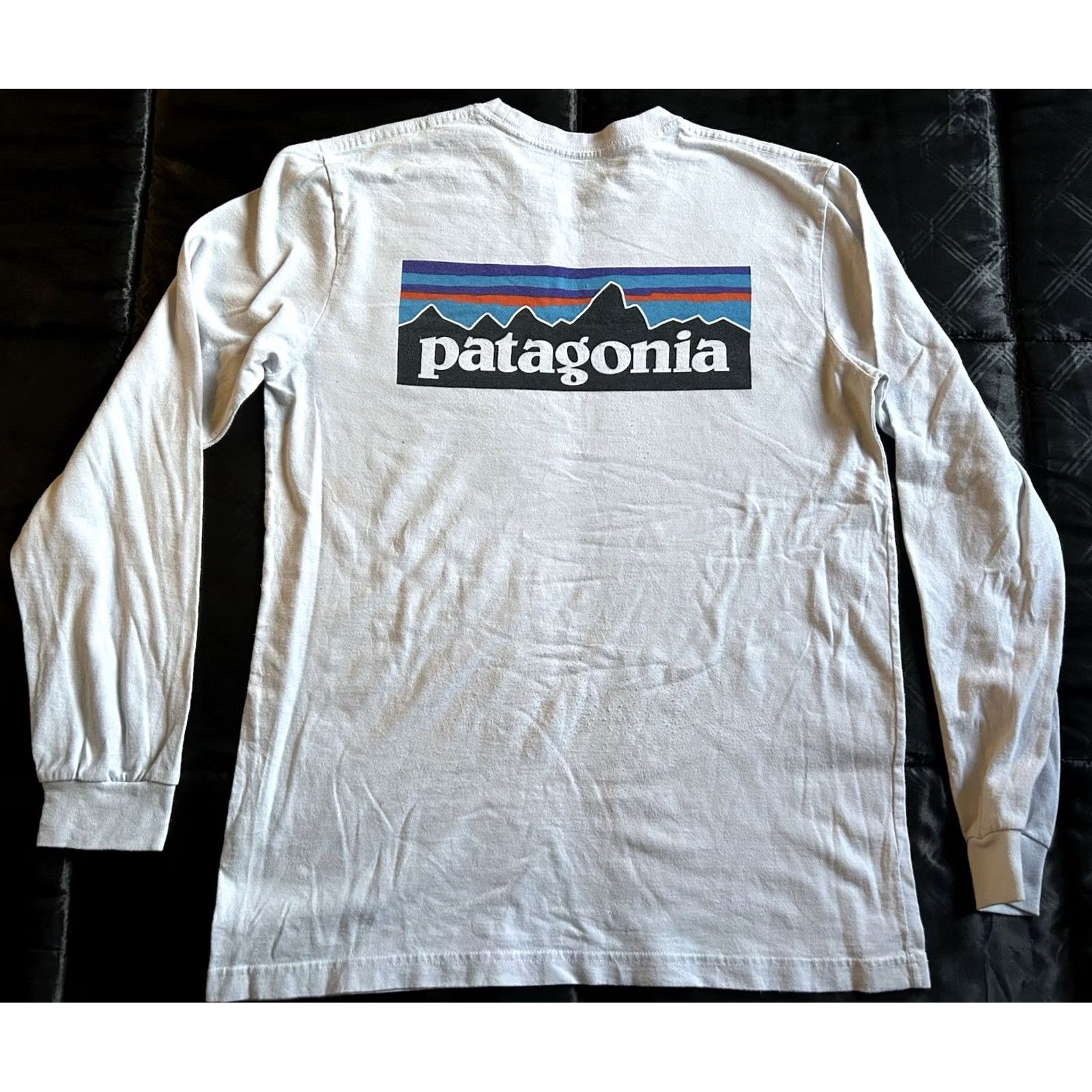 Patagonia Patagonia Shirt Mens XS White Responsibili Tee P-6 Logo Uprisal Long Sleeve Size US S / EU 44-46 / 1 - 2 Thumbnail